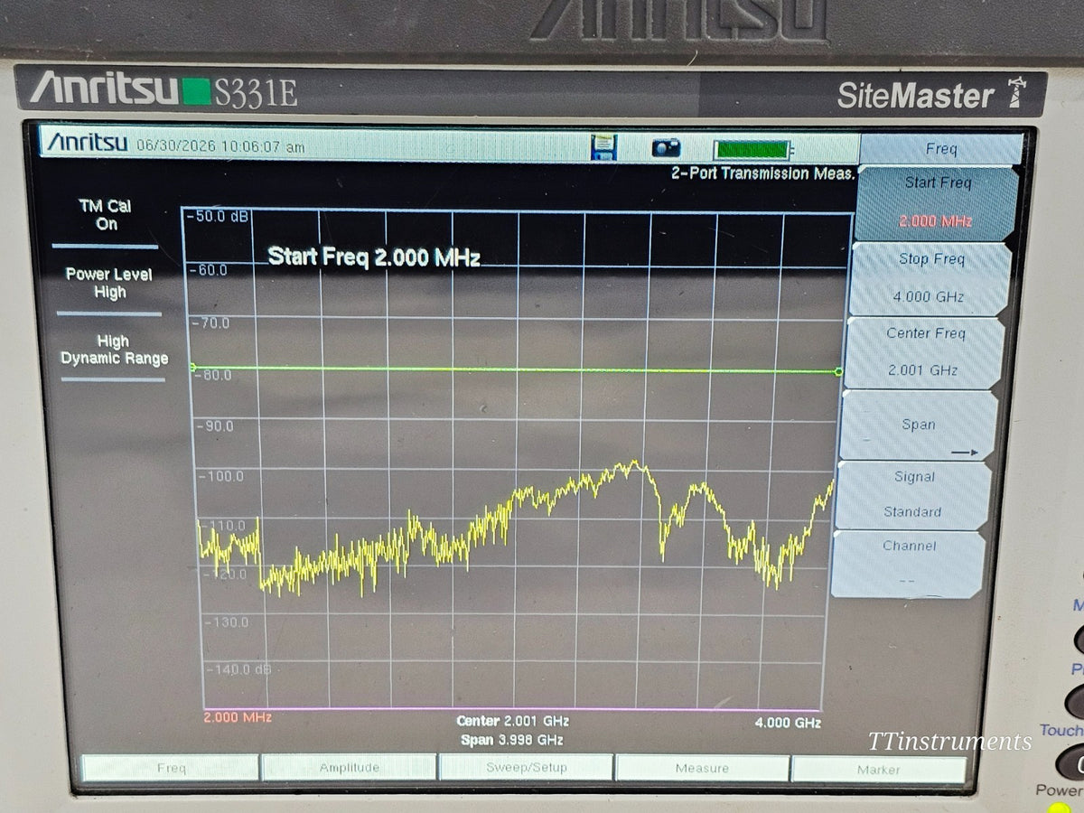 Anritsu S331E site master full unit overview used test equipment
