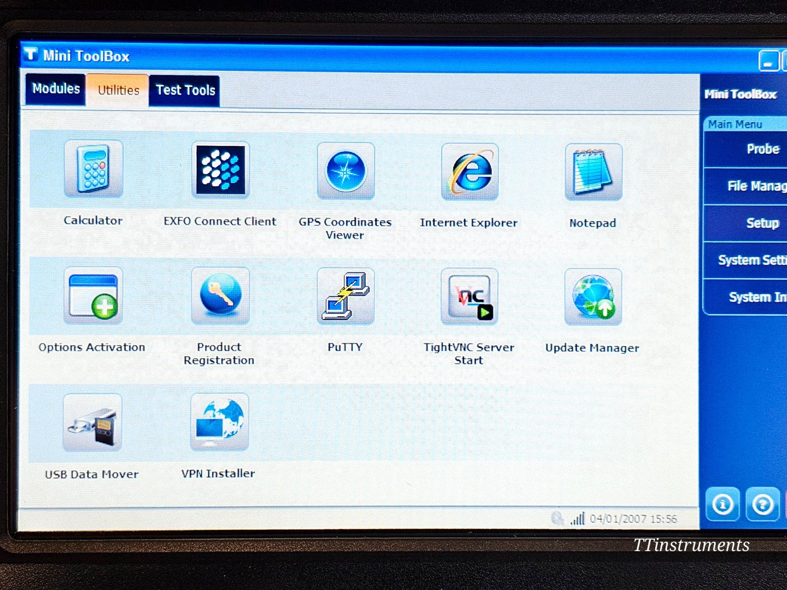 EXFO FTB-1 Mainframe with FTB-860 Ethernet Tester 1G RFC 2544 Ether SAM