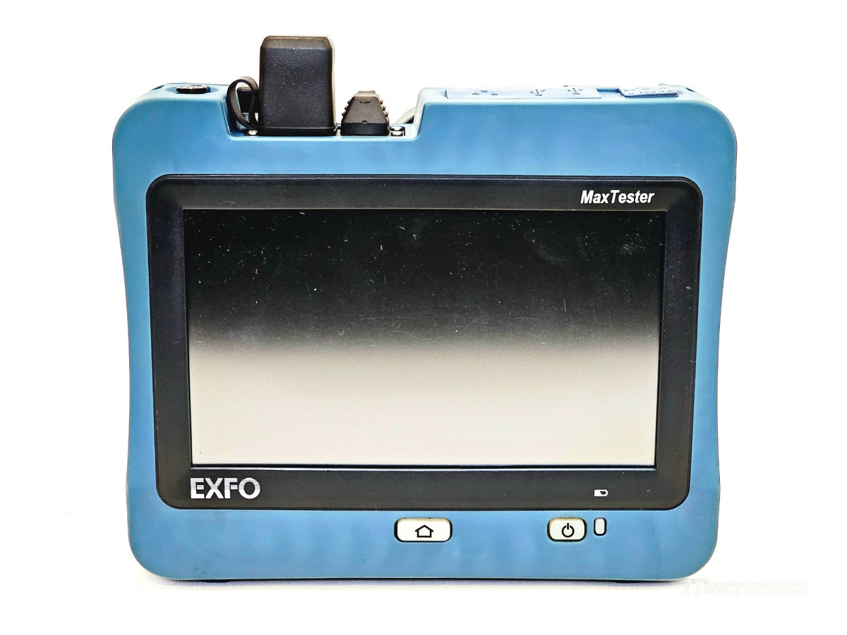EXFO MAX-730C-SM8-EA OTDR front panel view showing display screen and controls