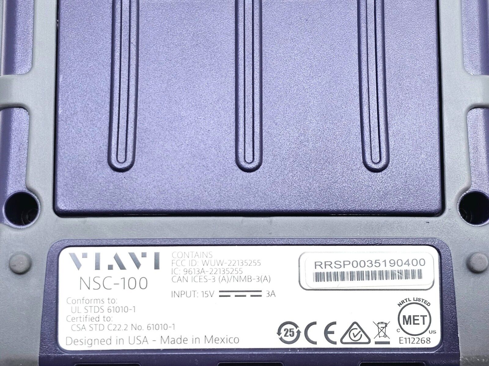 Viavi NSC-100 Network and Service Companion Loopback 1G Ethernet GPON WIFI