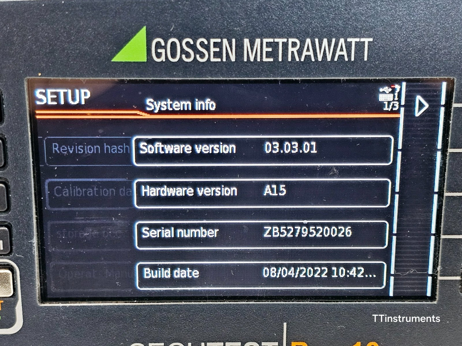 Gossen Metrawatt SECUTEST Base 10 M7050-V902 Device Electrical Safety Tester