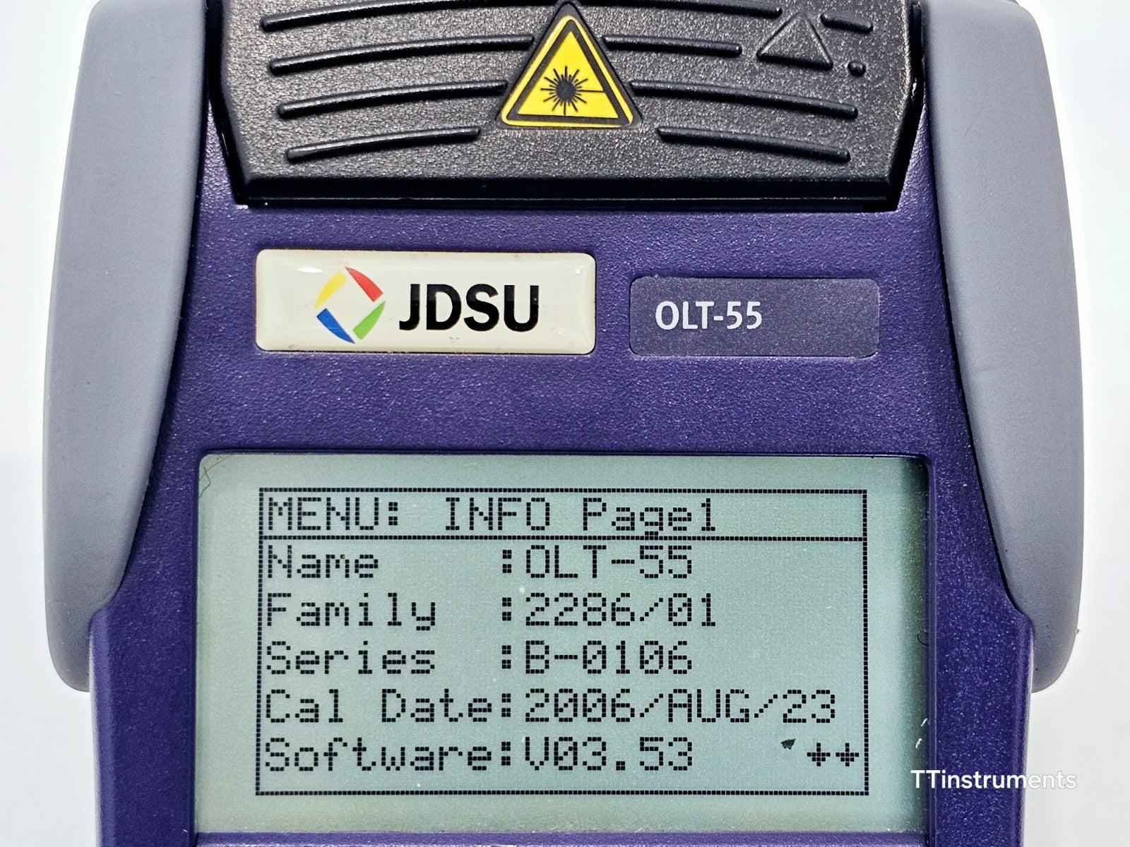 Viavi JDSU OLT-55 Optical Loss Test Set 1310/1550 nm 2286/01 -70 to +20 dBm GE.
