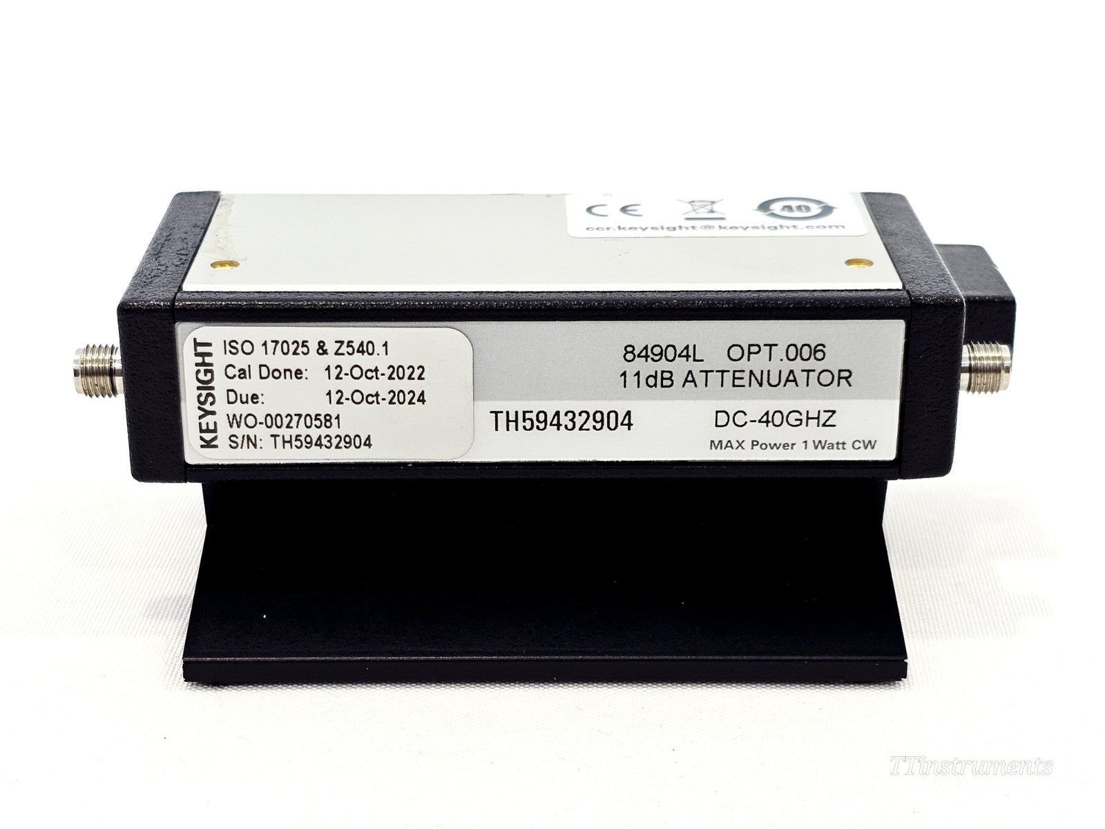 Keysight Agilent 84904L Opt. 006 11dB Attenuator DC-40GHz