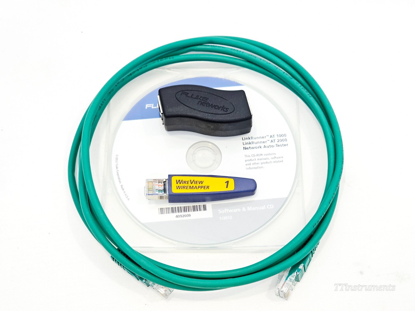 Fluke Networks used network test equipment full kit with accessories and carry case