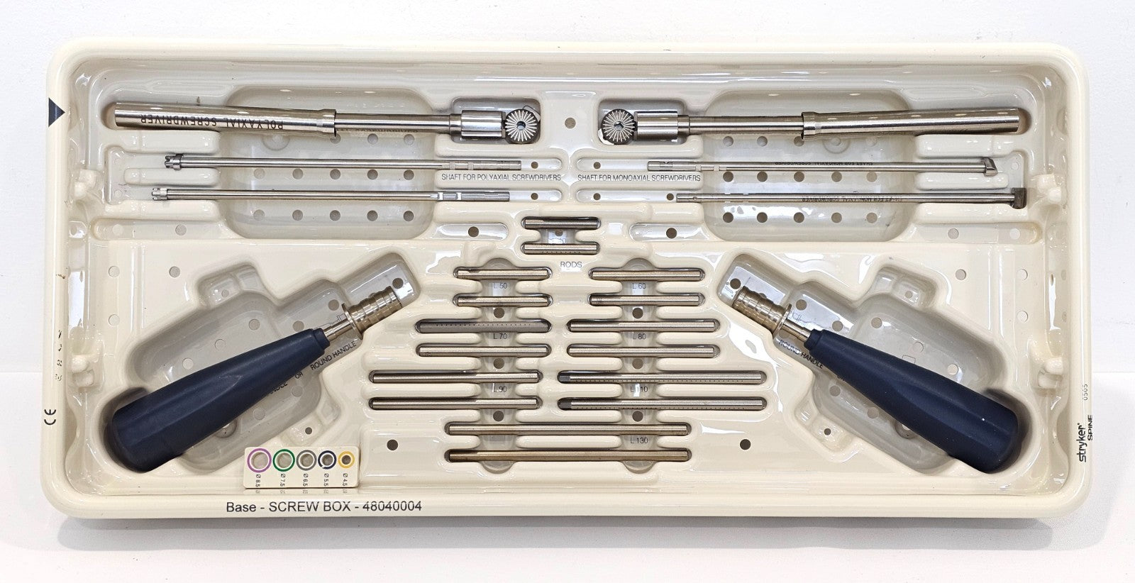 Stryker Spine XIA Common Instruments Tray 48040051