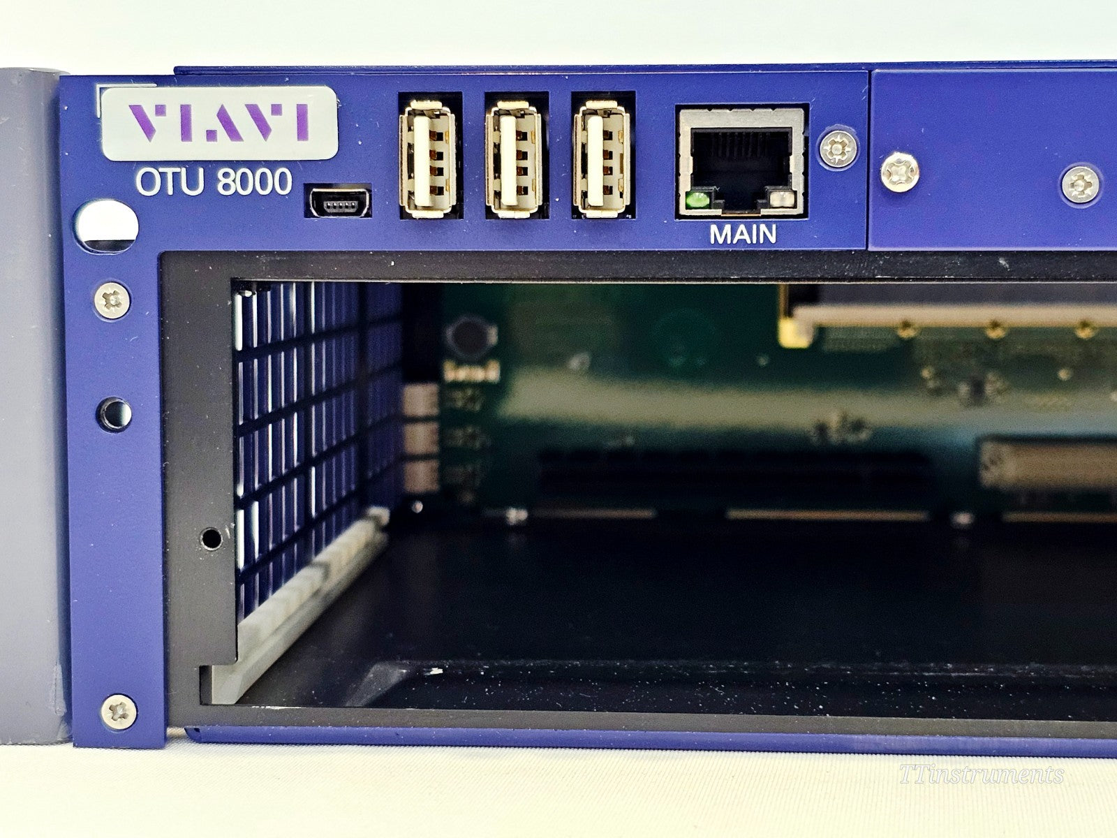 Viavi JDSU OTU 8000E v2 with OTAU 1x8 Optical Switch 2020
