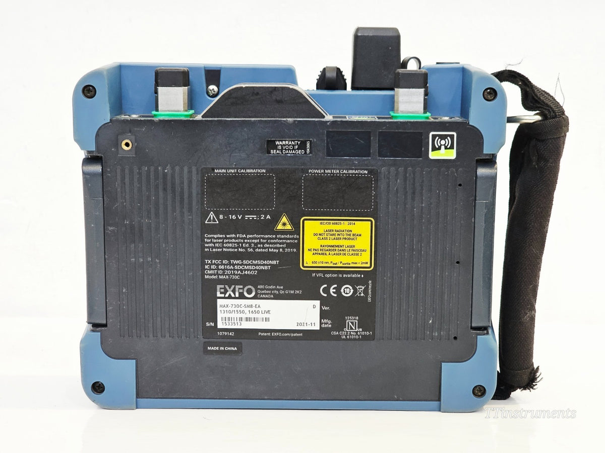 EXFO MAX-730C-SM8-EA MaxTester PON/Metro OTDR 1310/1550/1650nm iOLM IADV + PM4