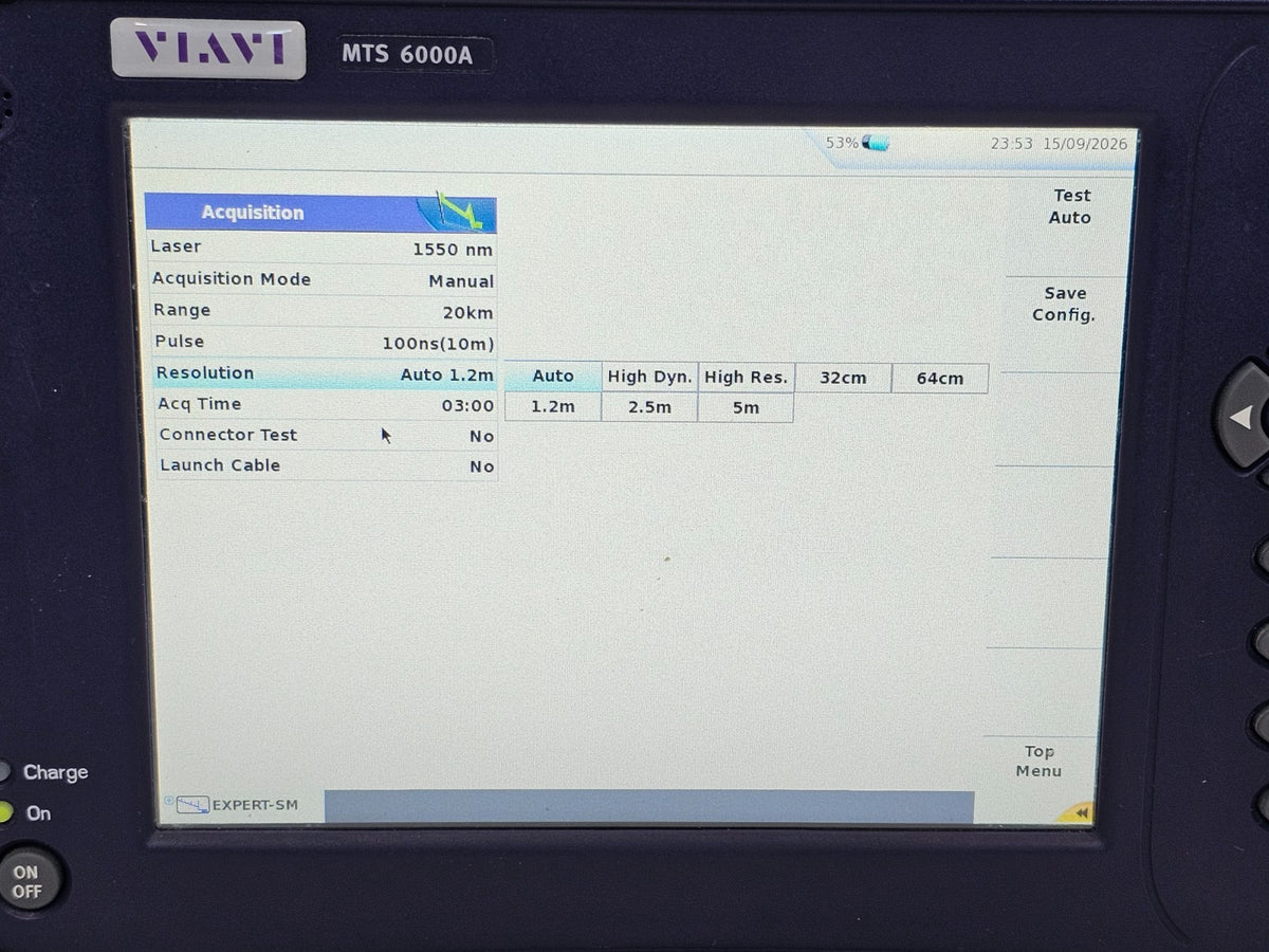 VIAVI MTS OTDR included accessories and carry case