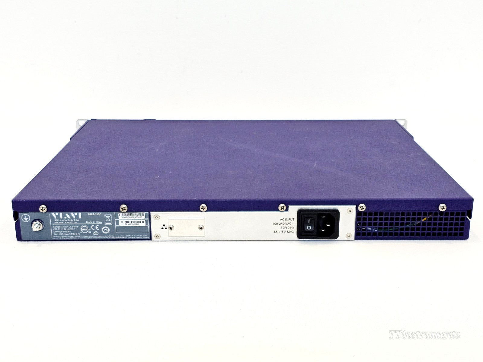 Viavi JDSU MAP-2100 1/10/100G Ethernet BER Remote Tester with Multiple Licences