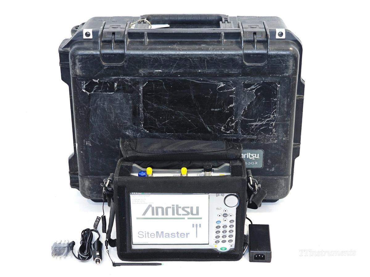 Anritsu S331E used cable and antenna analyser handheld site master test equipment