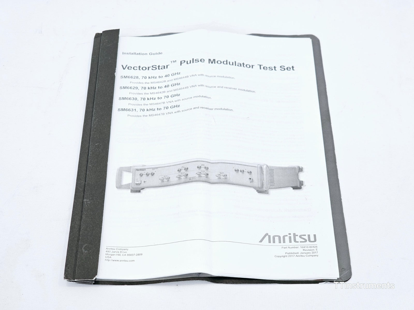 Anritsu SM6629 70KHz - 40GHz Pulse Modulator Test Set Source/Receiver Modulation