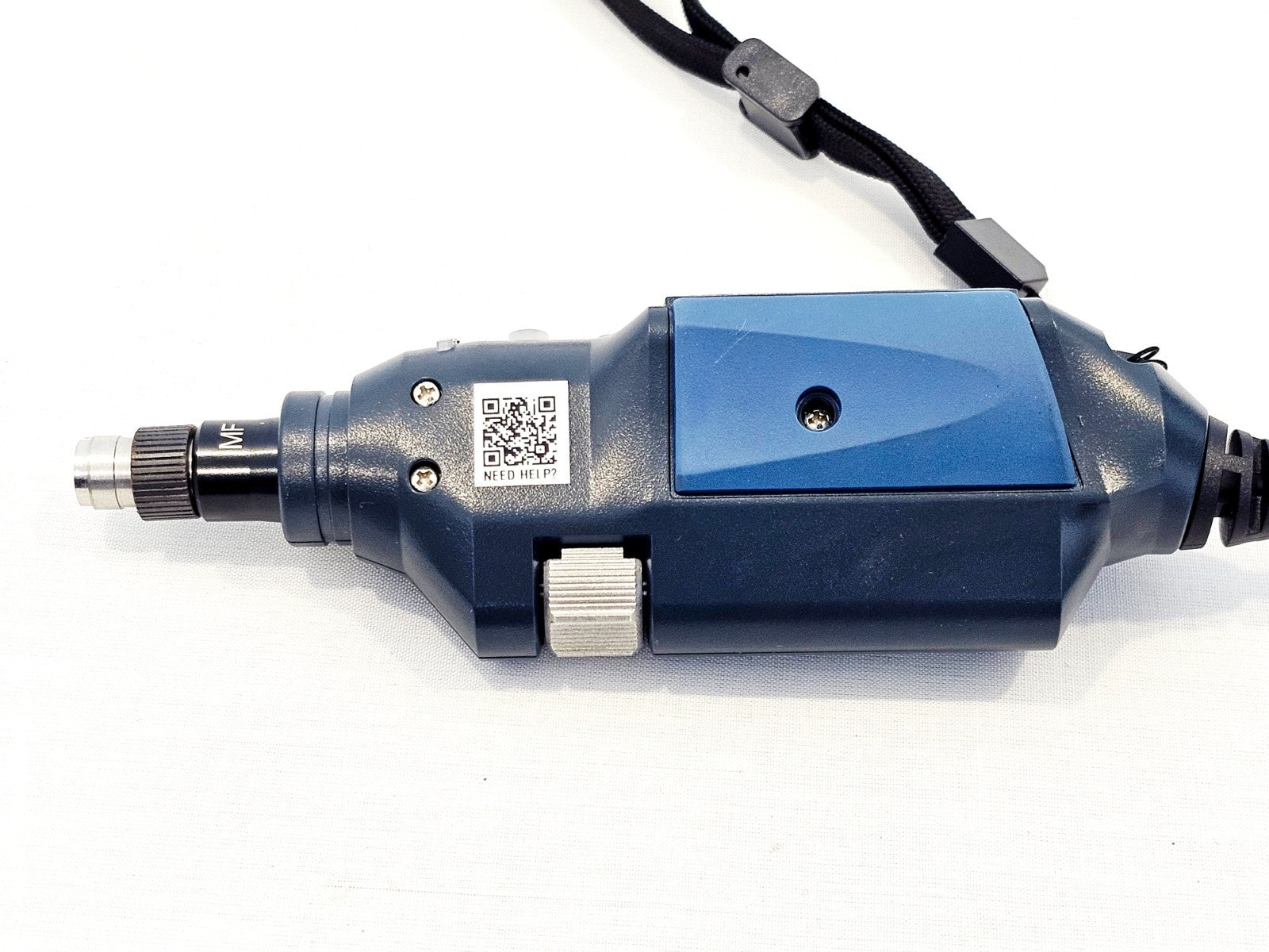 EXFO FIP-430B refurbished fibre optic probe close-up showing condition