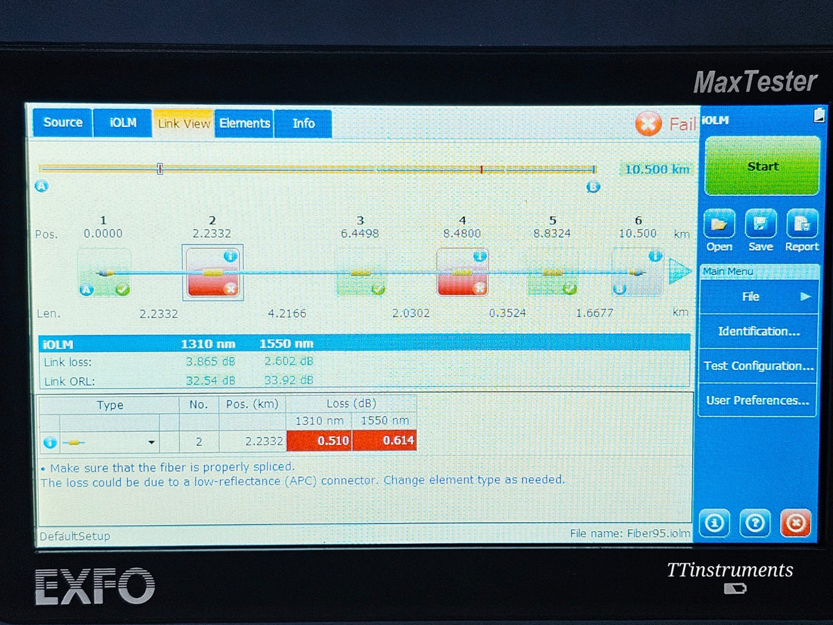 EXFO MAX-730C-SM8 MaxTester PON/Metro OTDR 1310/1550/1650nm iOLM SM8 Live Testin15