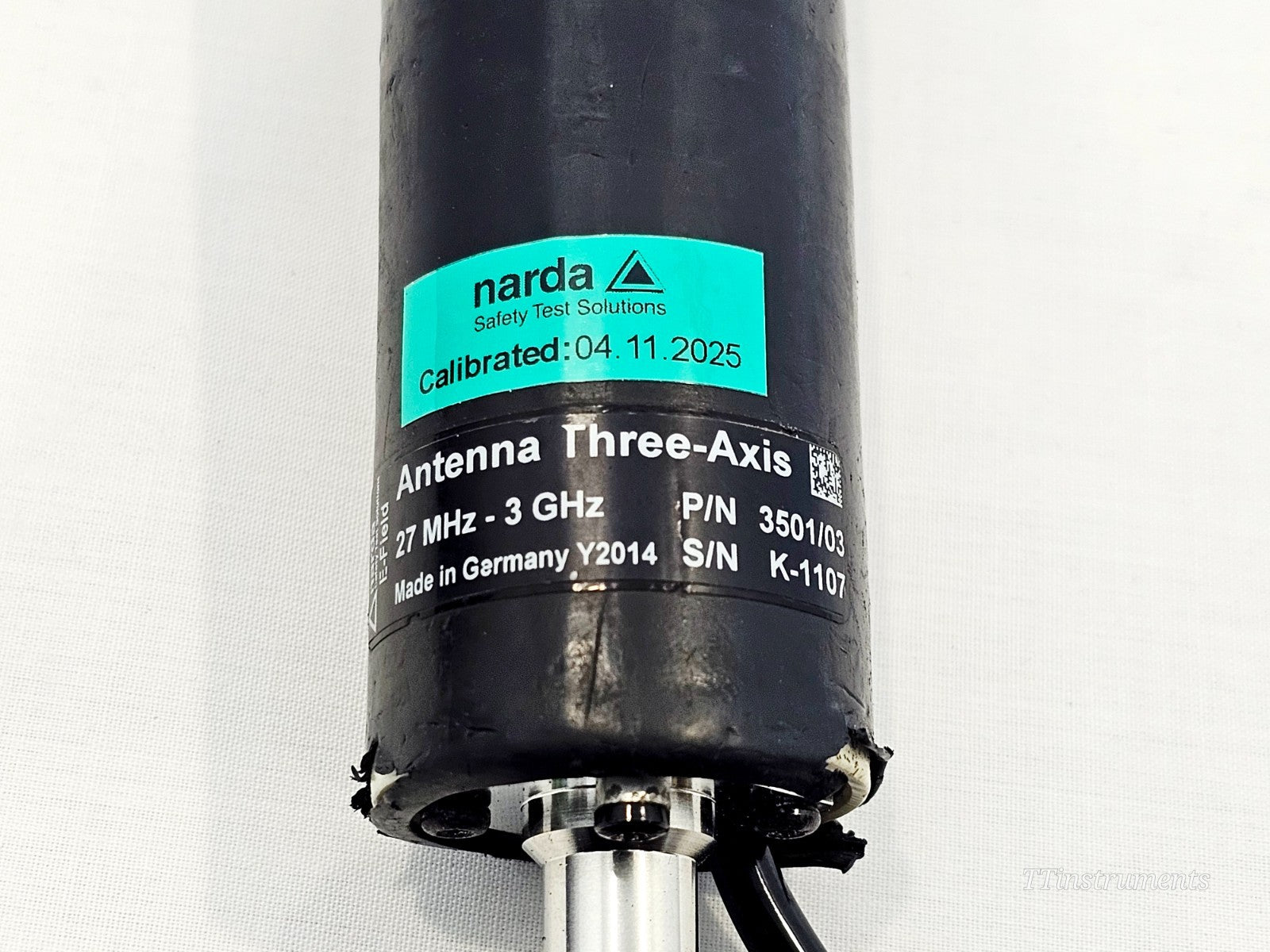 Cal'd Narda SRM-3006 Selective Radiation Meter 9kHz-6GHz + 3501/03 3GHz Antenna11