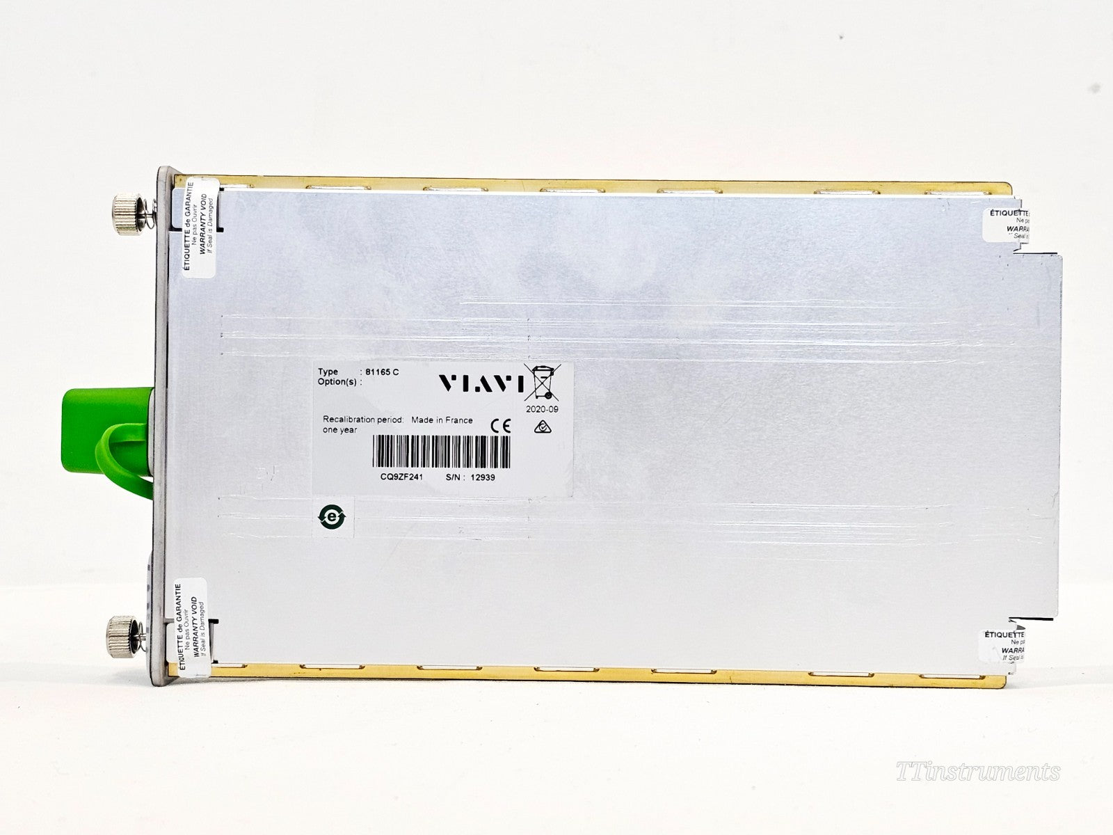 VIAVI MTS 6000A V2 Platform + 81165C 1650 nm Filtered OTDR Module SC-APC 46 dB7