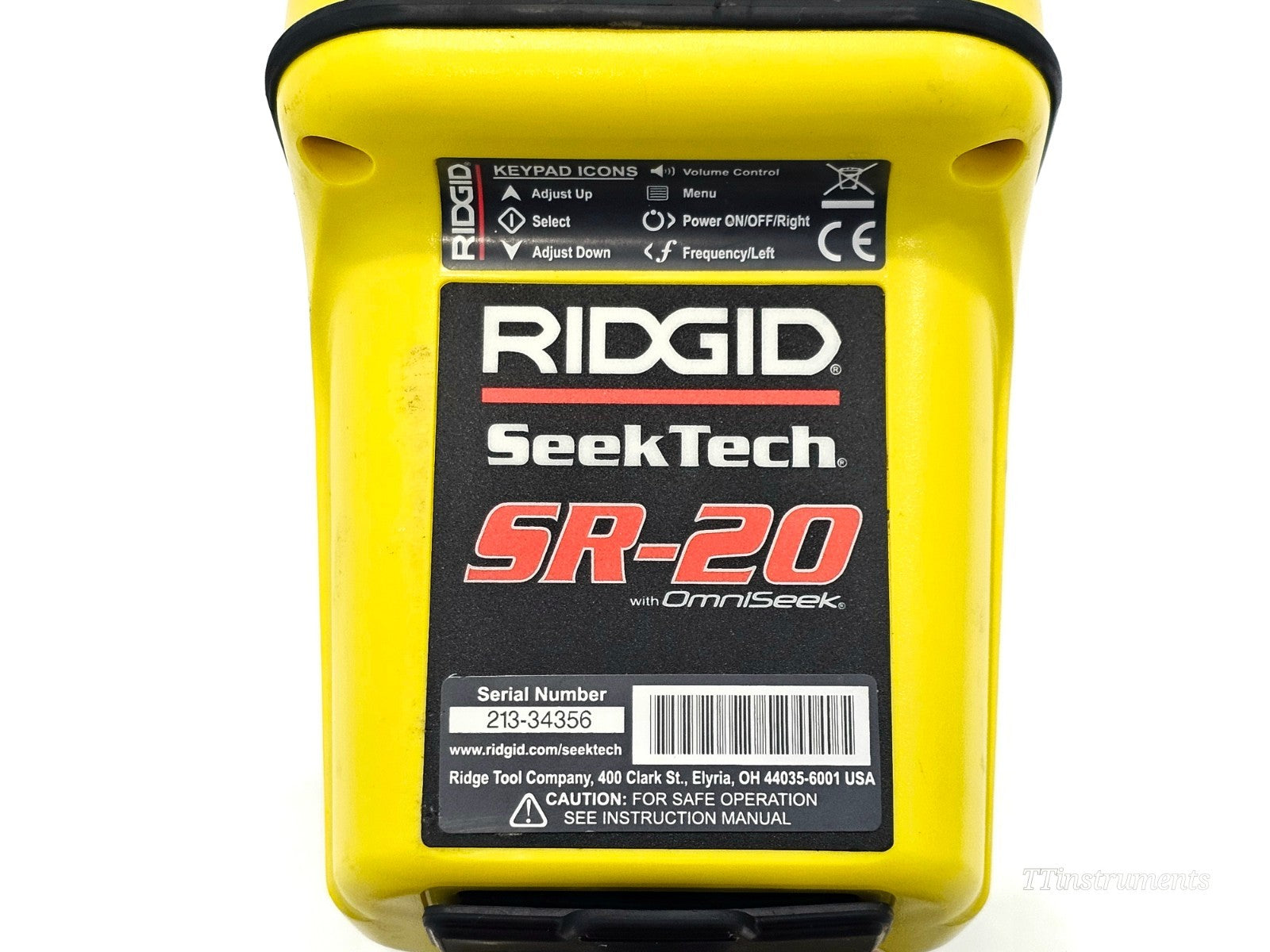 Ridgid SR-20 SeekTech Line Locator Receiver SR-20 + ST-305 Transmitter & Clamp