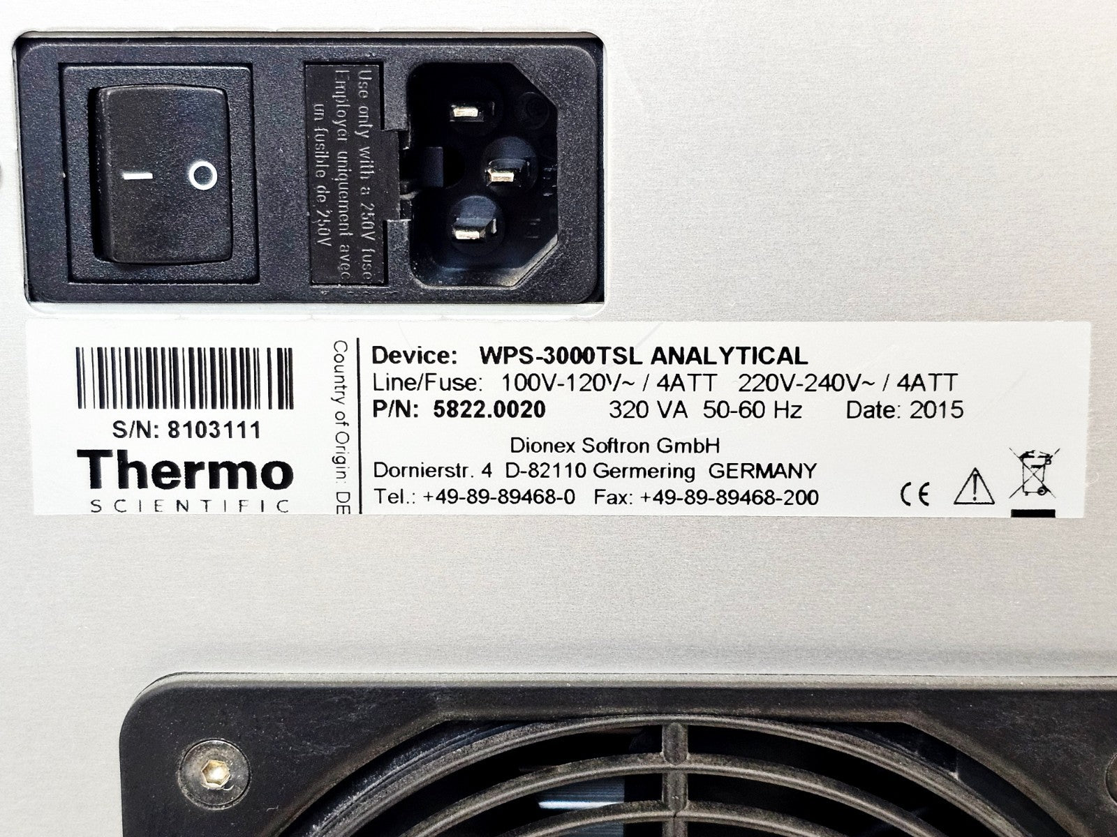 Thermo Scientific TSQ Endura Mass Spectrometer 2013 with PC and Software + HPLC