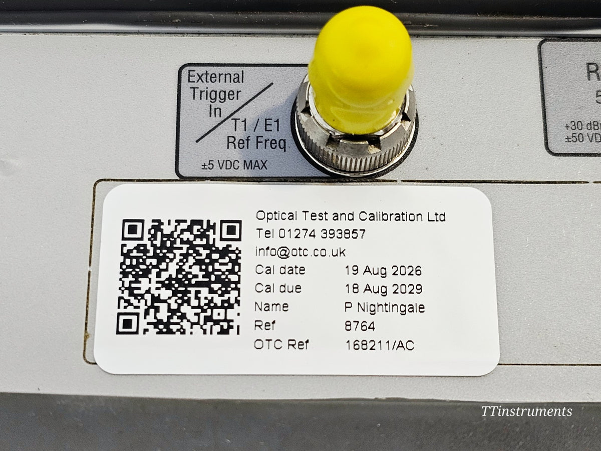 Anritsu S331E site master front panel display and keypad close-up