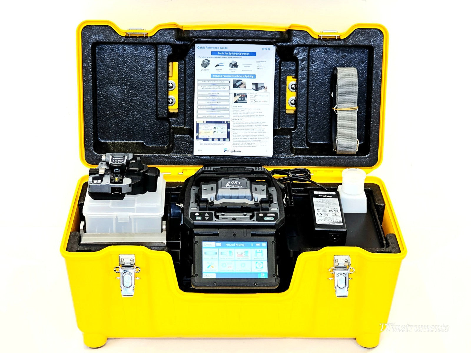 Serviced Fujikura 90S+ Fibre Optic Fusion Splicer + CT-50 Cleaver - ARC 1650