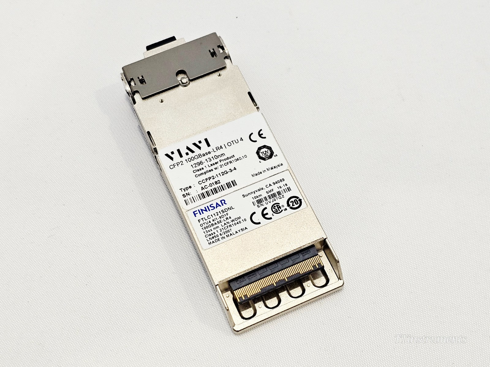 Viavi CFP2 100G Base Transceiver LR4 OTU4 1296-1310 nm CCFP2-112G-3-4
