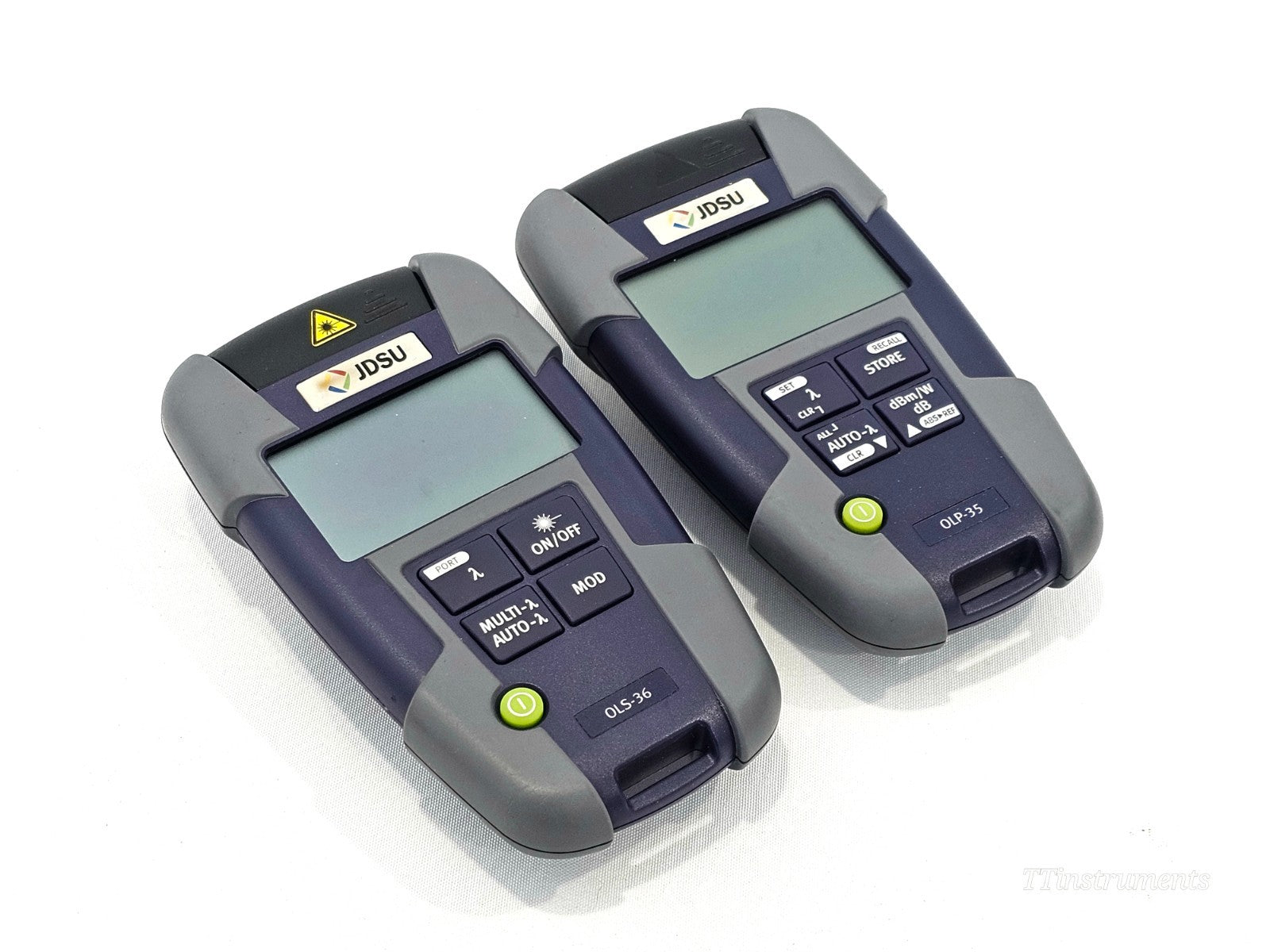 JDSU OMK-36 OLS-36 Optical Laser Source 2303/23 & OLP-35 Power Meter 2302/02