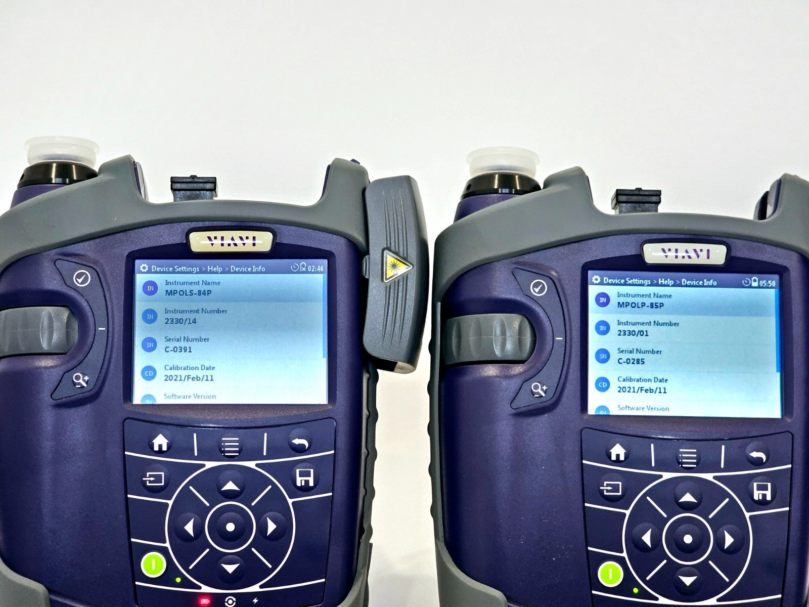 Viavi MPO Optical Loss Test Set MM Tier 1 Certification MPOLP-85P MPOLS-84P
