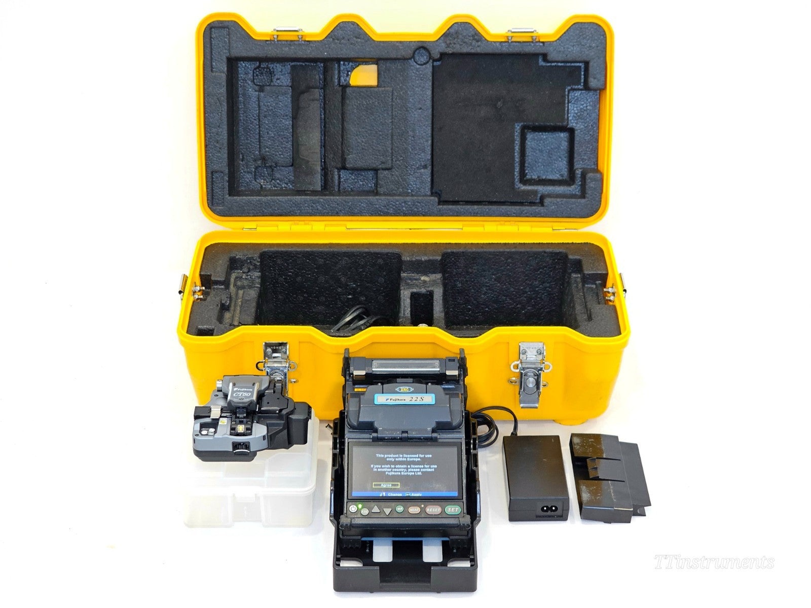 Serviced Fujikura 22S SM MM Fiber Fusion Splicer CT-50 Cleaver ARC 3994 FSM 22S