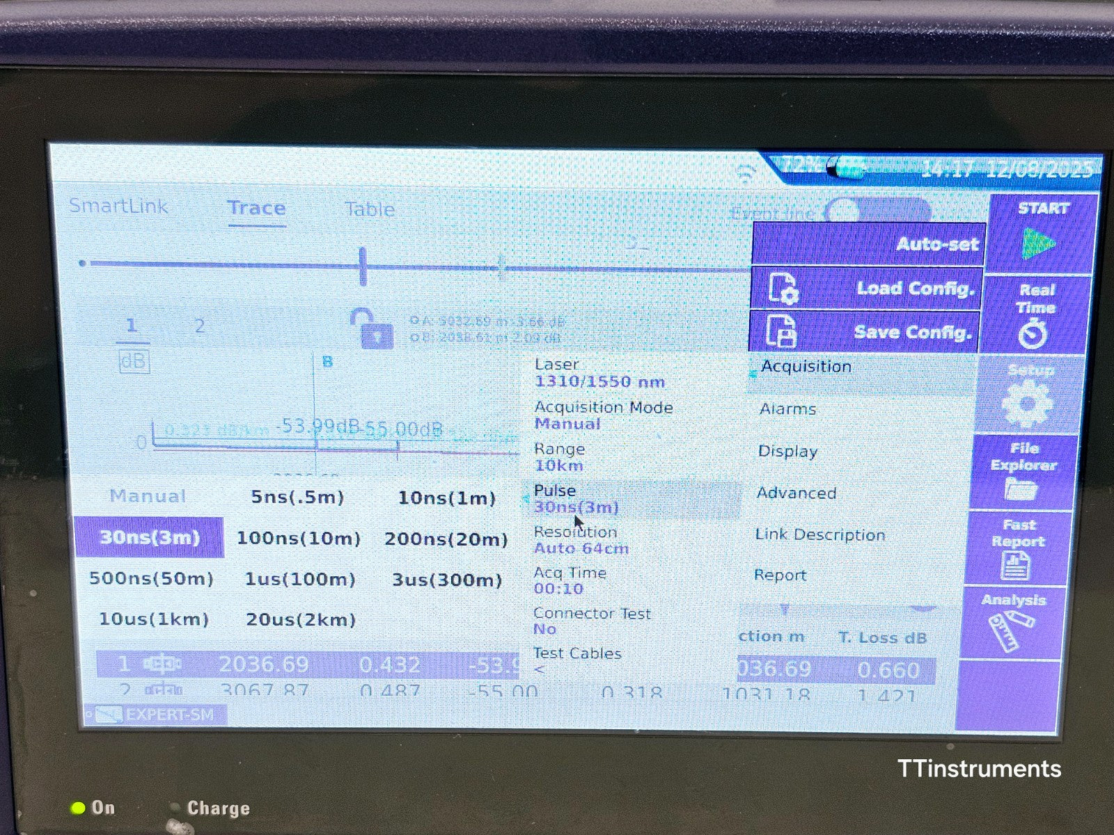 Viavi JDSU MTS 4000 V2 with 4138 FMA365 1310 1550 + 1650nm Live SM OTDR APC