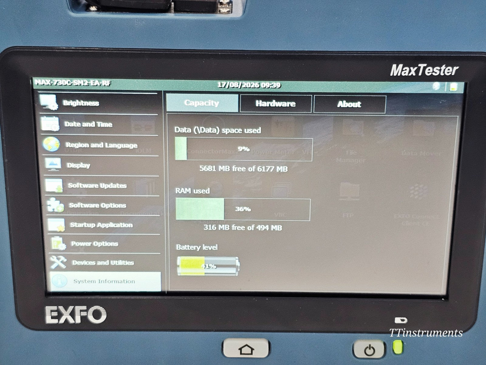 Calibrated EXFO MAX-730C-SM2 iOLM iADV 1310/1550 + 1625 Live + FIP-430B Scope9