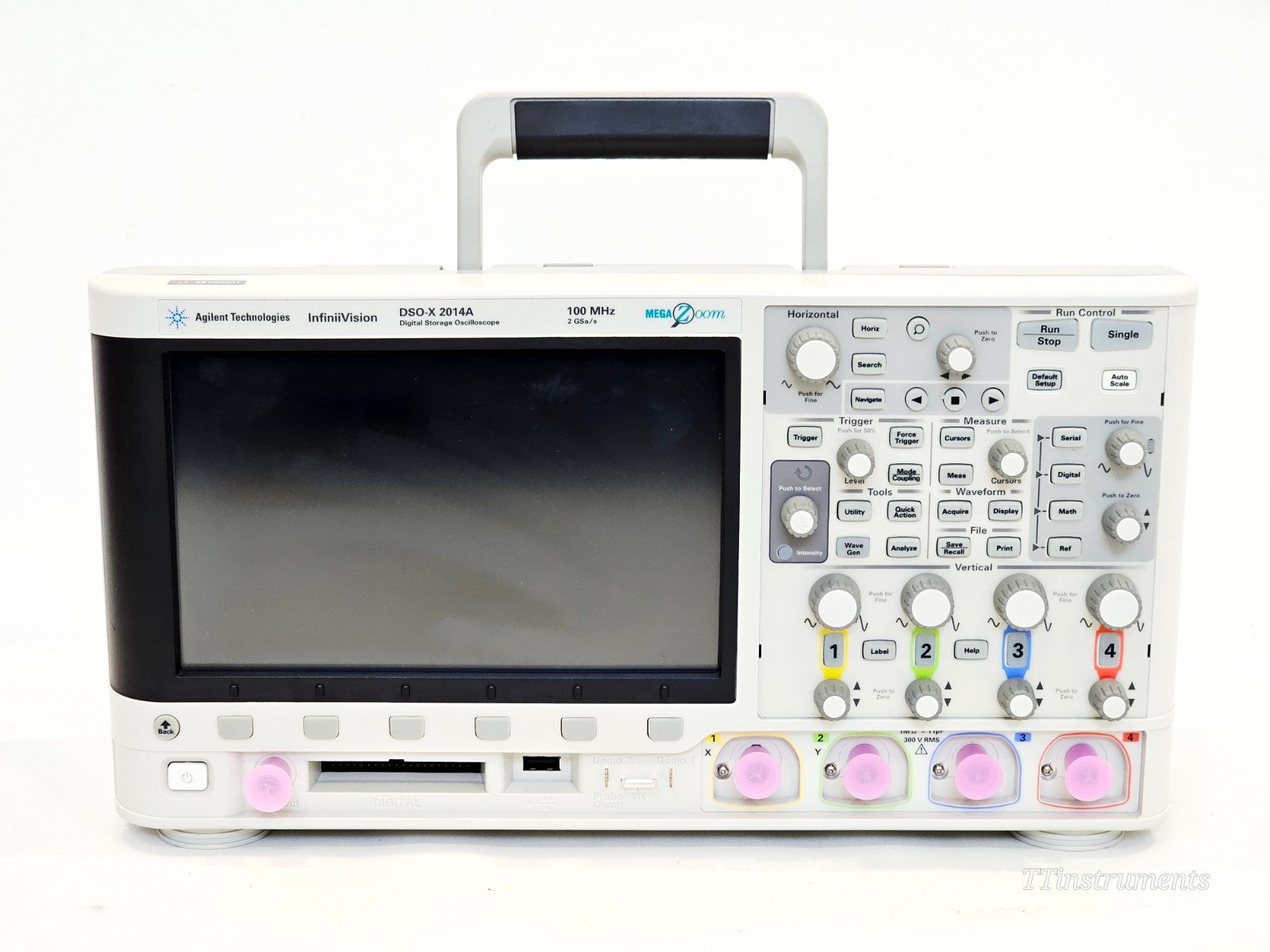 Keysight DSOX2014A InfiniiVision 4CH 100MHz Digital Oscilloscope + 4x N2863B1