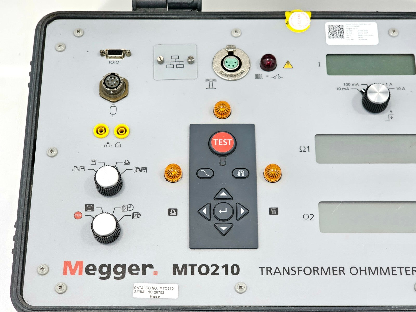 Calibrated Megger MTO210 Transformer Ohmmeter