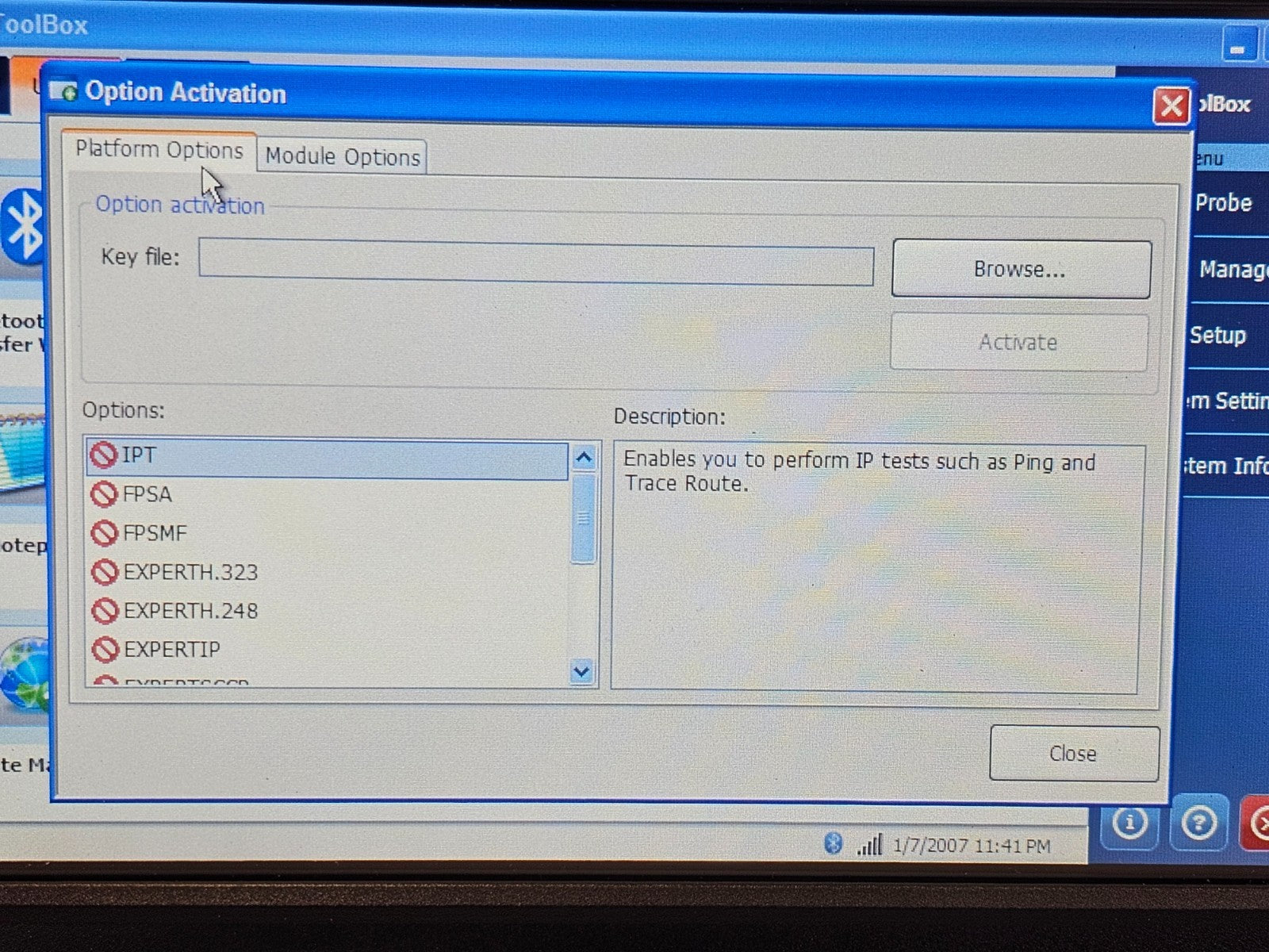 EXFO FTB-1 Modular Mainframe Platform FTB-1-S1-16G