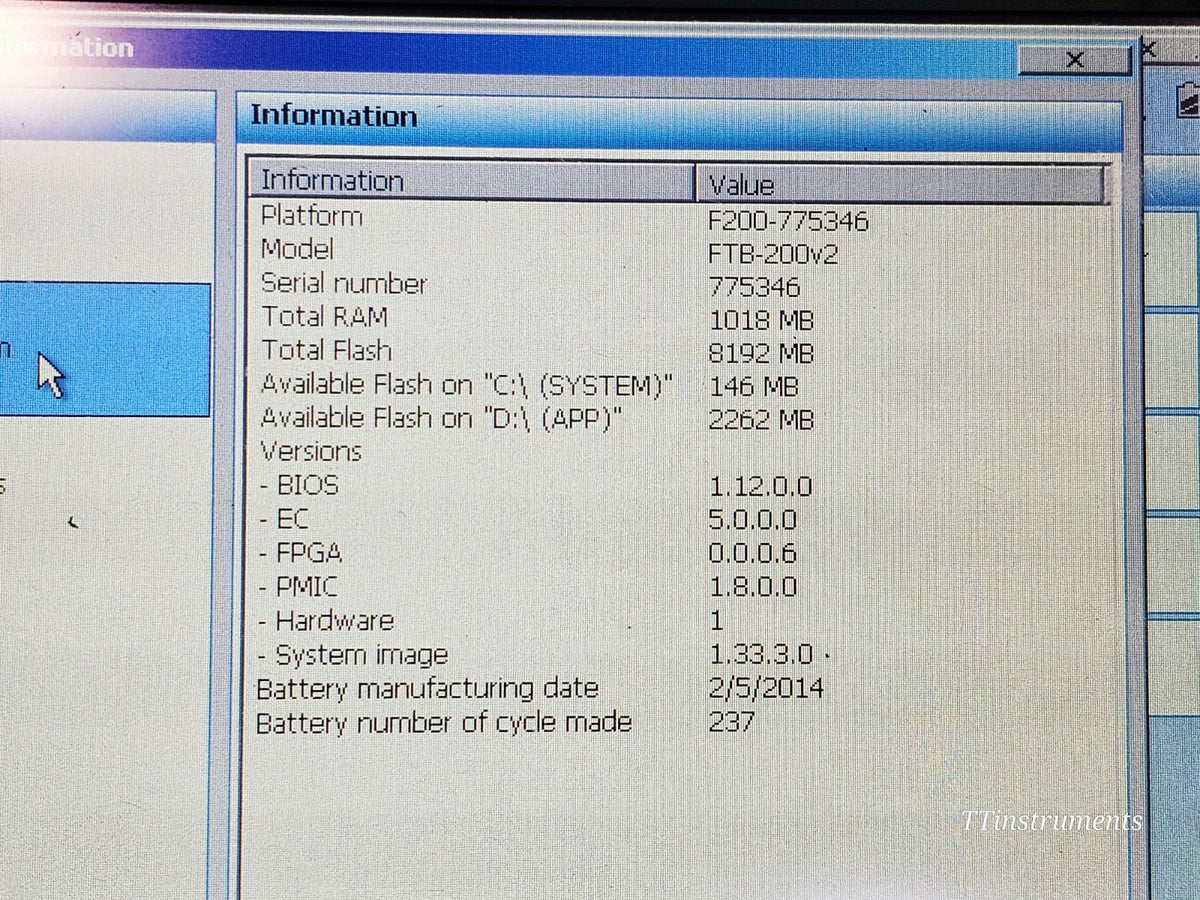 EXFO FTB-200 V2 OTDR 1310/1550/1625nm FTB-7300E-234B + FTB-3932 MultiTest13
