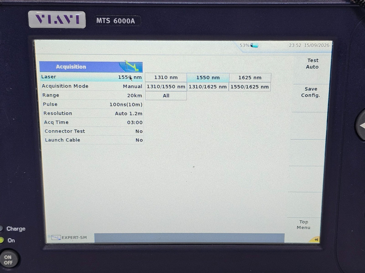 VIAVI MTS OTDR cosmetic condition showing wear detail