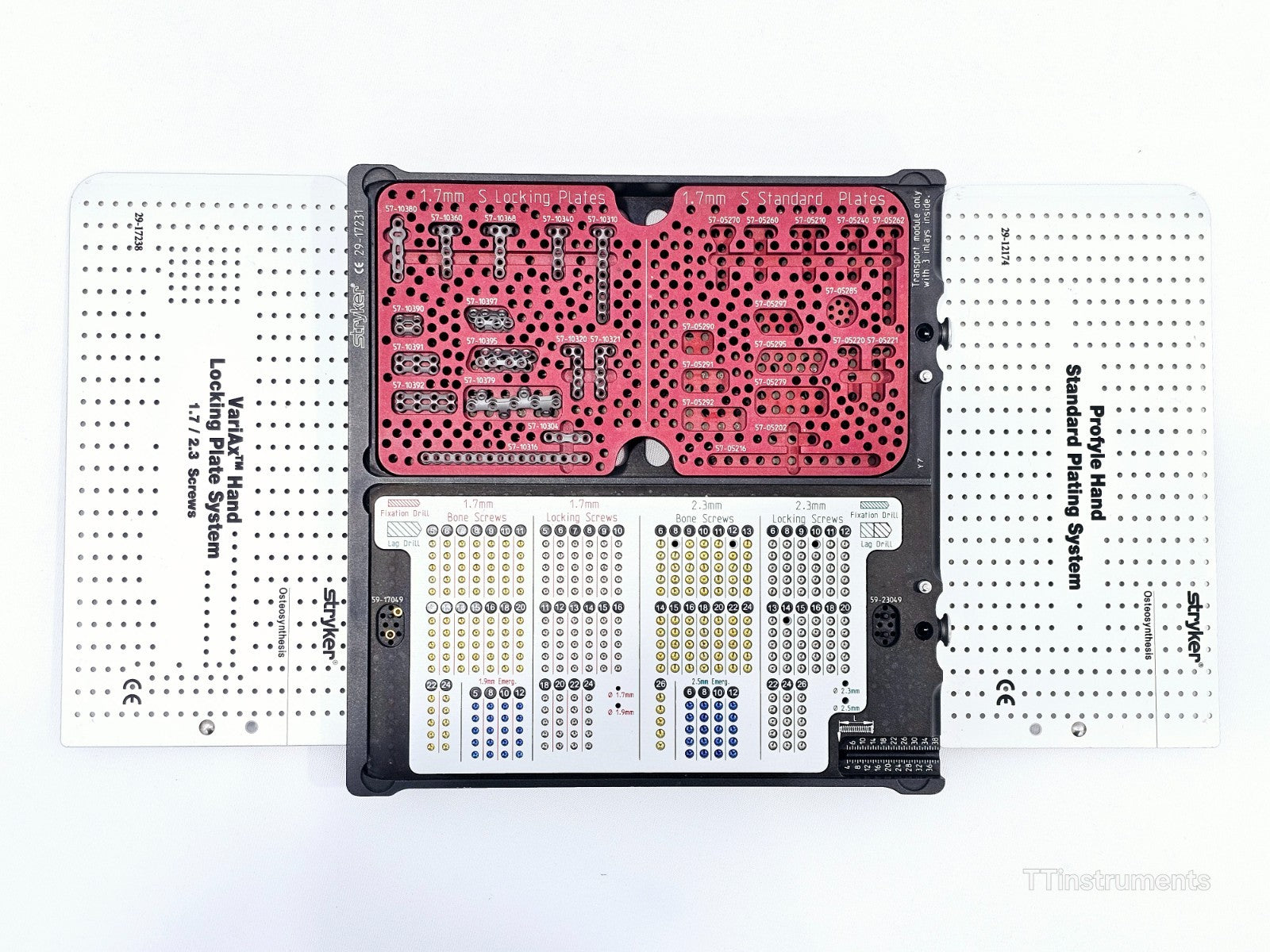 Stryker VariAx Hand system instrumentation and drivers