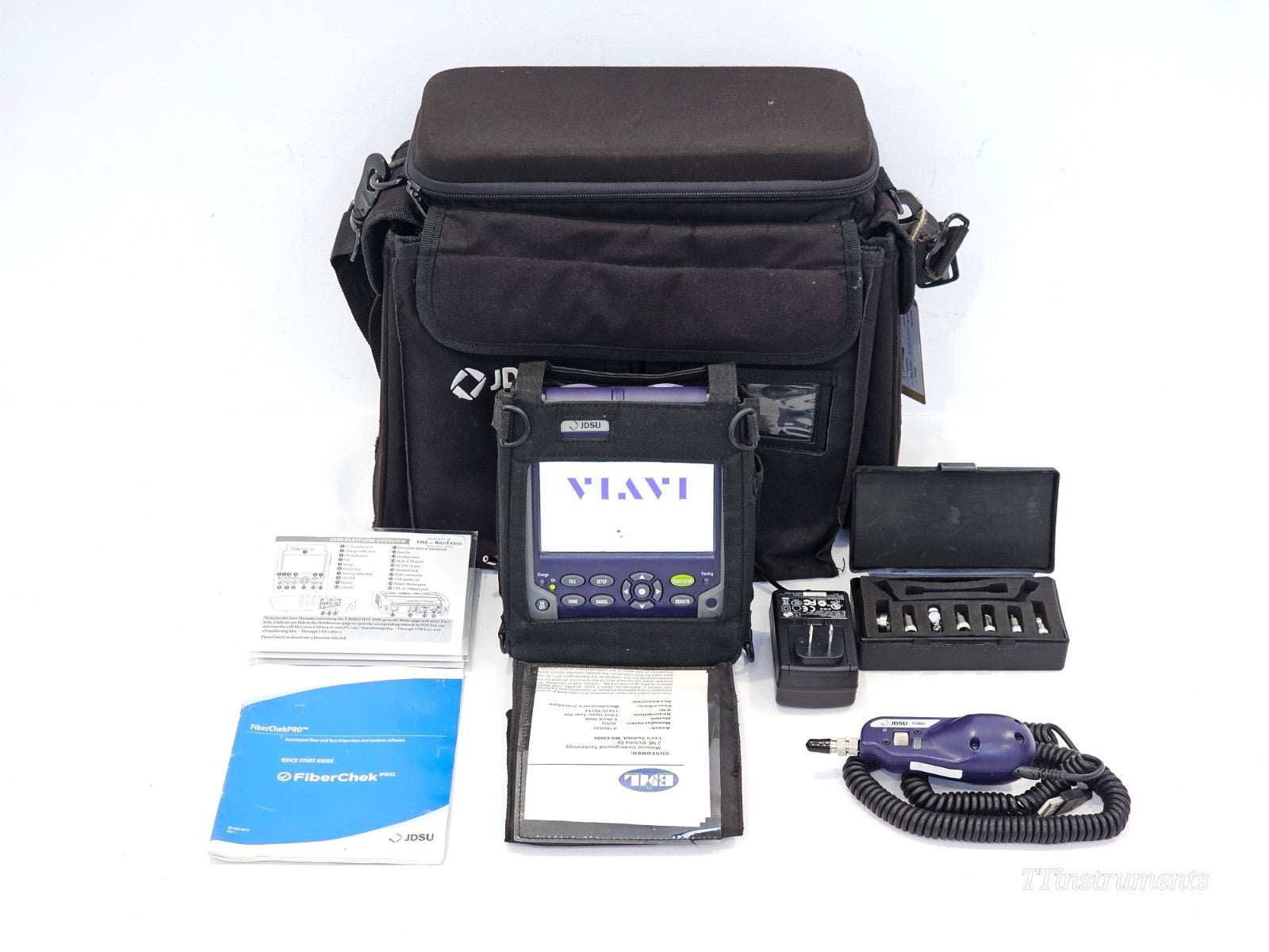 Viavi JDSU T-BERD 2000 + 4146 QUAD OTDR SM MM 850/1300 1310/1550 + P5000i Scope