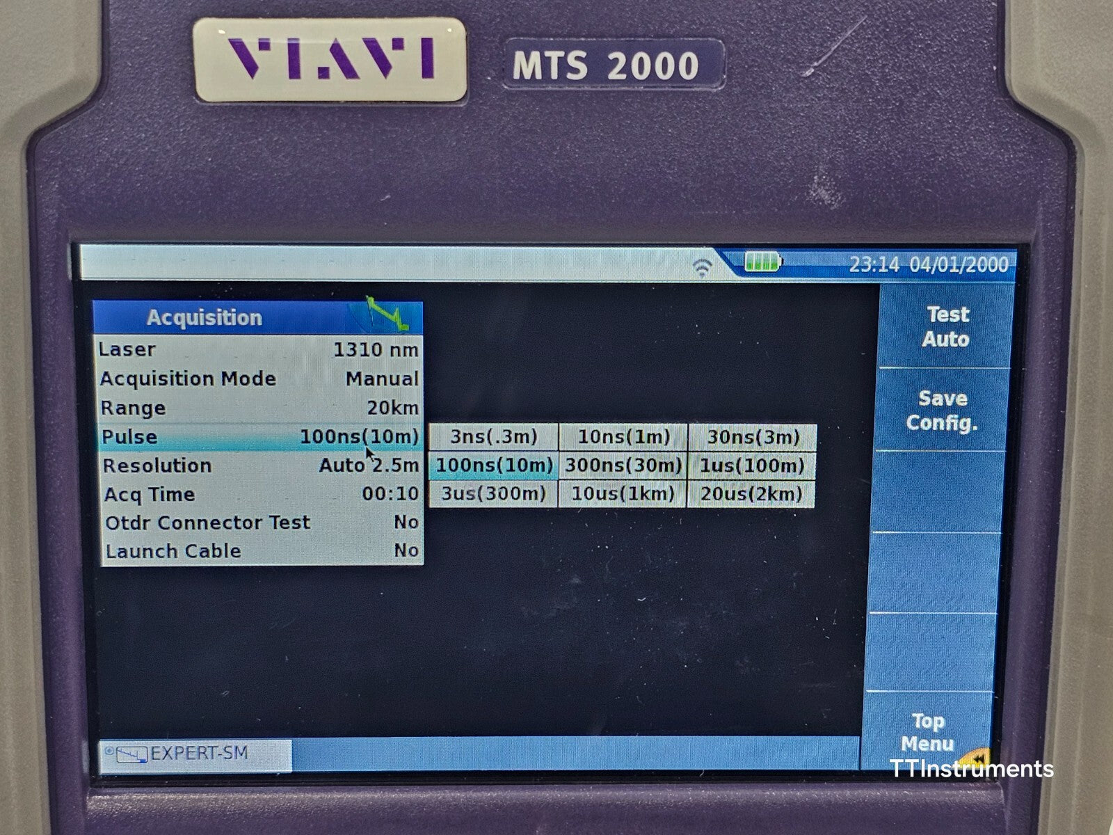 Calibrated Viavi JDSU MTS 2000 PM/VFL +4146 QUAD OTDR SM MM 850/1300 1310/1550nm