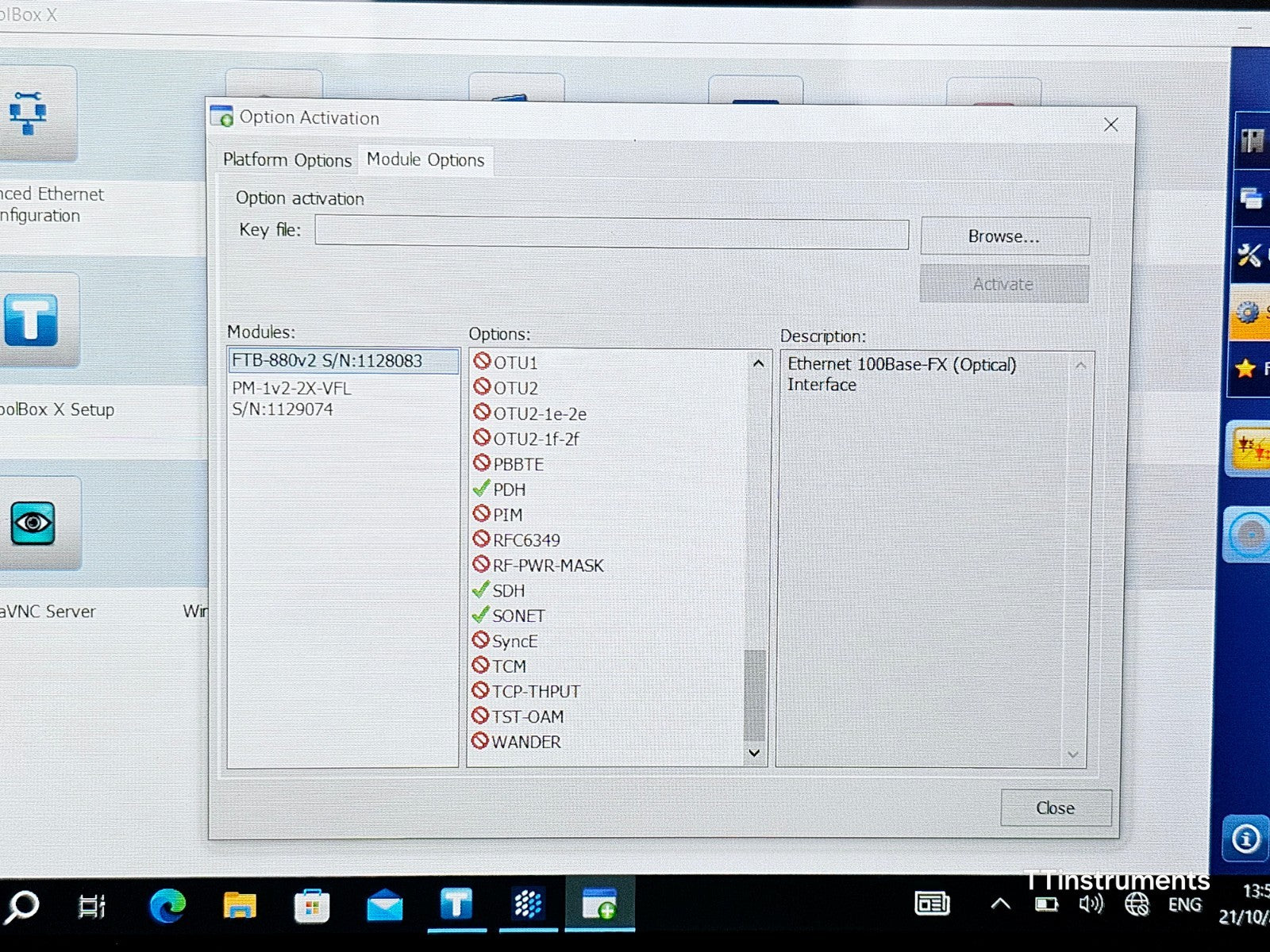 EXFO FTB-1 Pro with Power Meter & VFL + FTB-880v2 SDH SONET PDH 52M Tester2