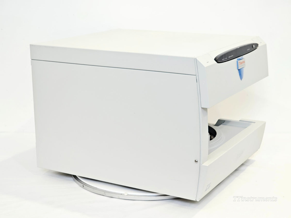 Thermo Scientific autosampler rear panel connections used laboratory instrument