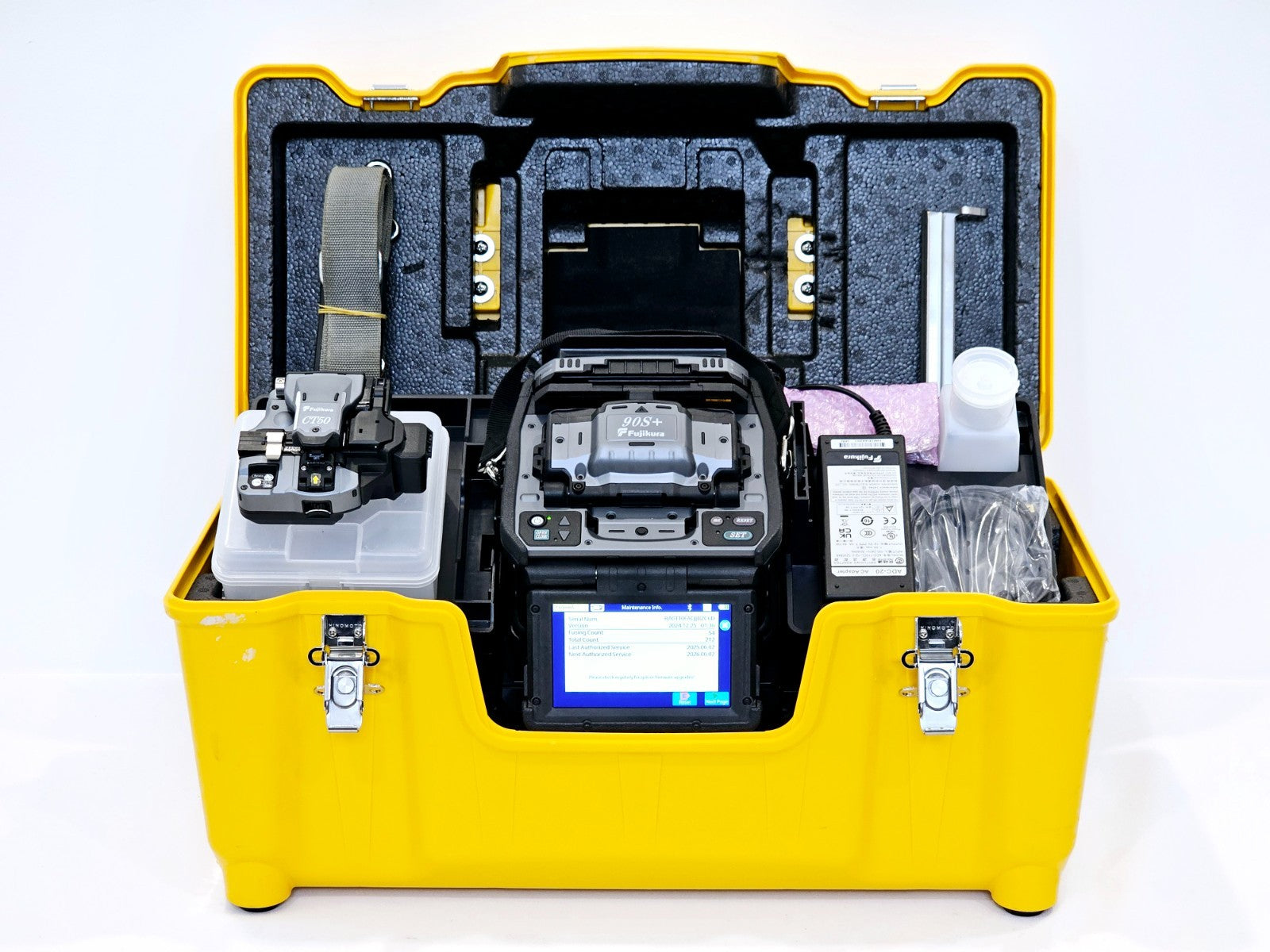 Serviced Fujikura 90S+ Fibre Optic Fusion Splicer + CT-50 Cleaver - ARC ONLY 212