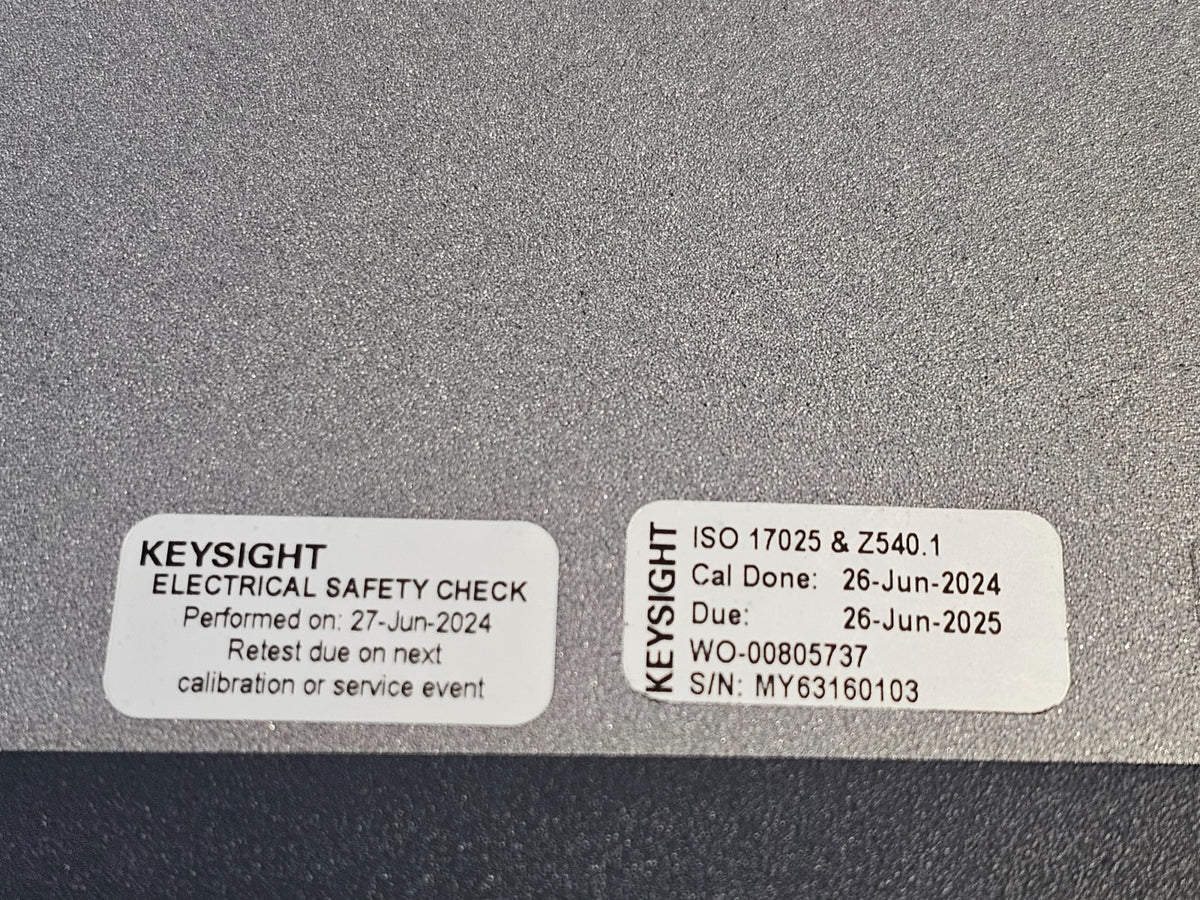 Keysight UXR0164A Real-Time Oscilloscope 16 GHz 4 Channels 10 bit ADC 128 GSa/s12