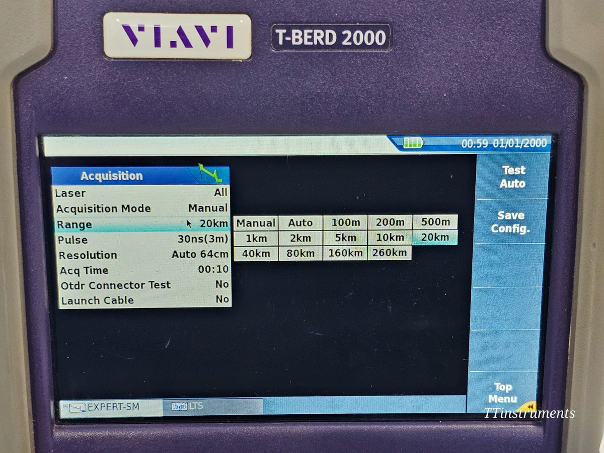 VIAVI T-BERD 2000 + 4126 MA2 OTDR 1310/1550nm SM Metro-Access Kit17