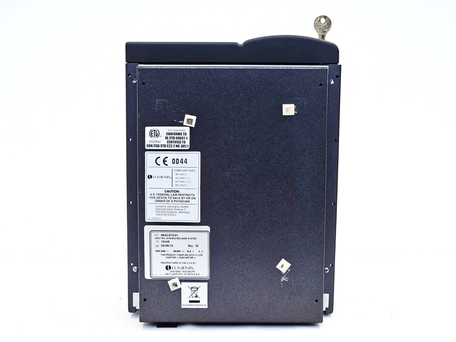 Lumenis Novus Spectra Integrated Laser System 0642-510-01 - Missing Aperture