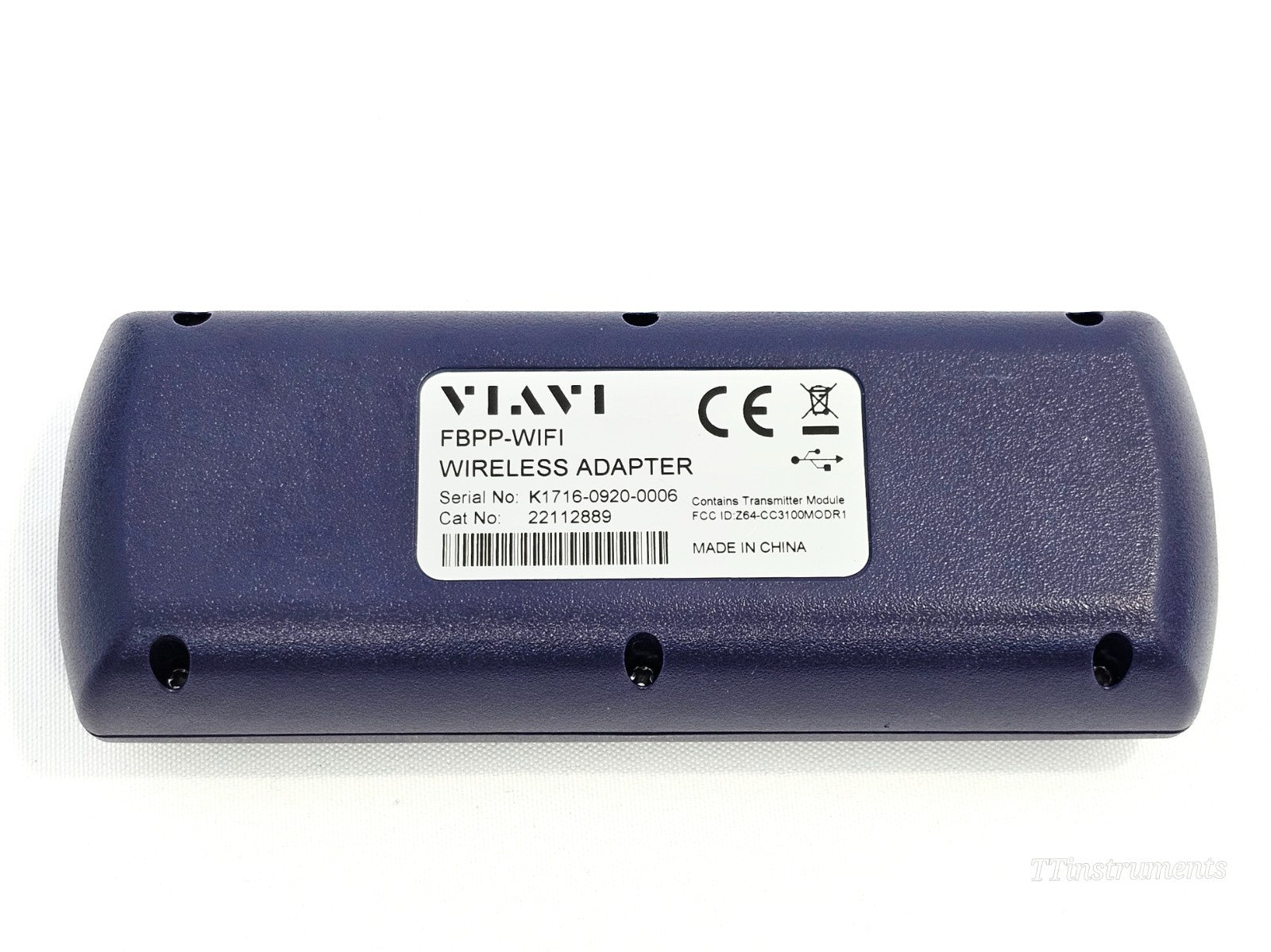 VIAVI FBPP-WIFI used WiFi module rear angle view fibre test accessory