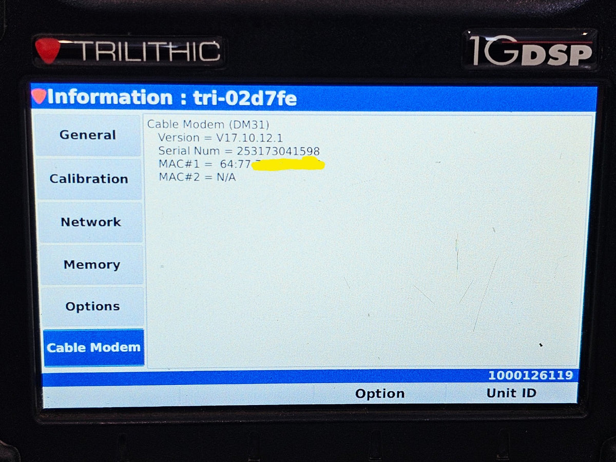 Viavi Trilithic 1G DSP Field Meter with Multiple Options 1GDSP DualRF15