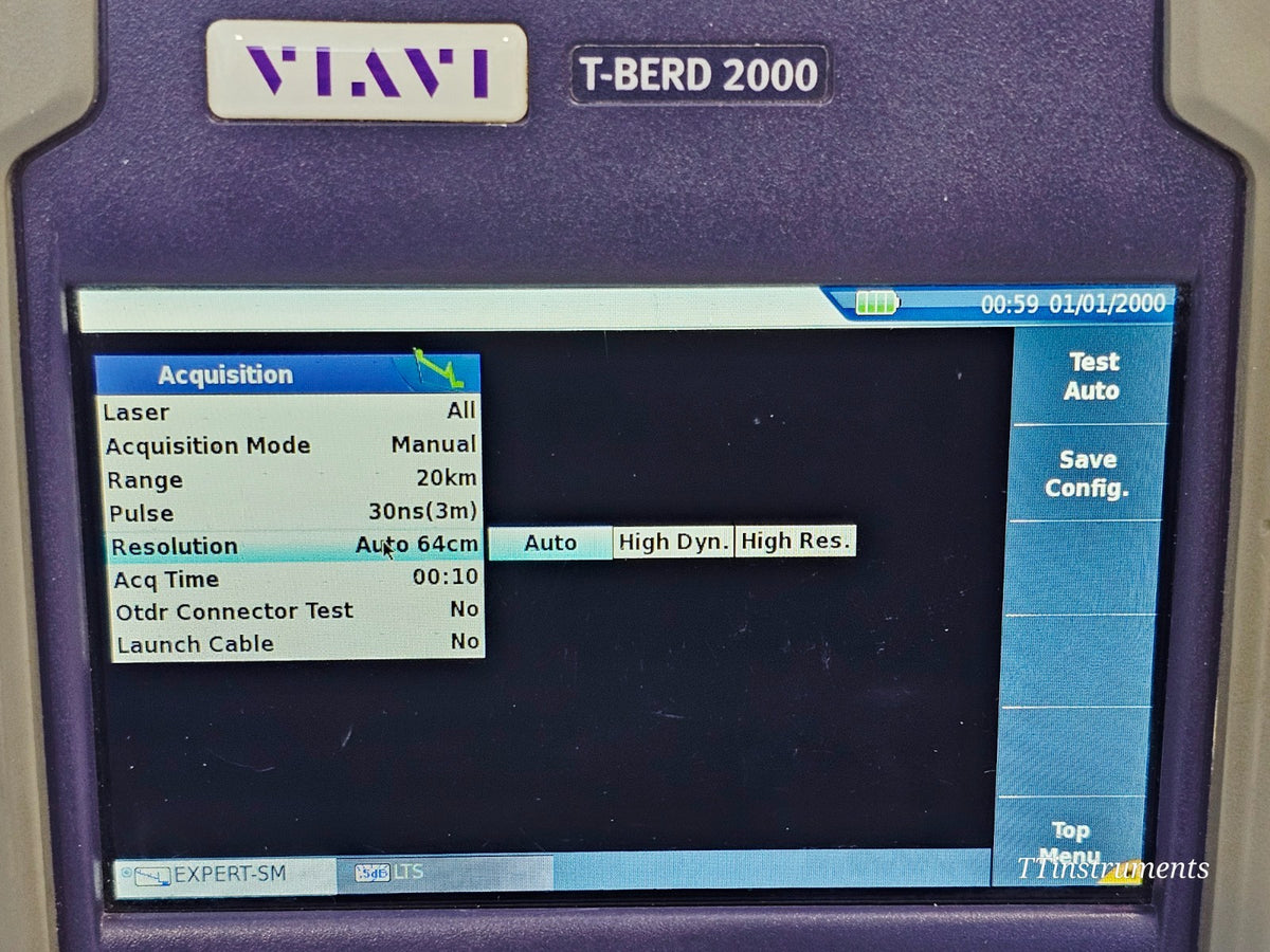 VIAVI T-BERD 2000 + 4126 MA2 OTDR 1310/1550nm SM Metro-Access Kit19