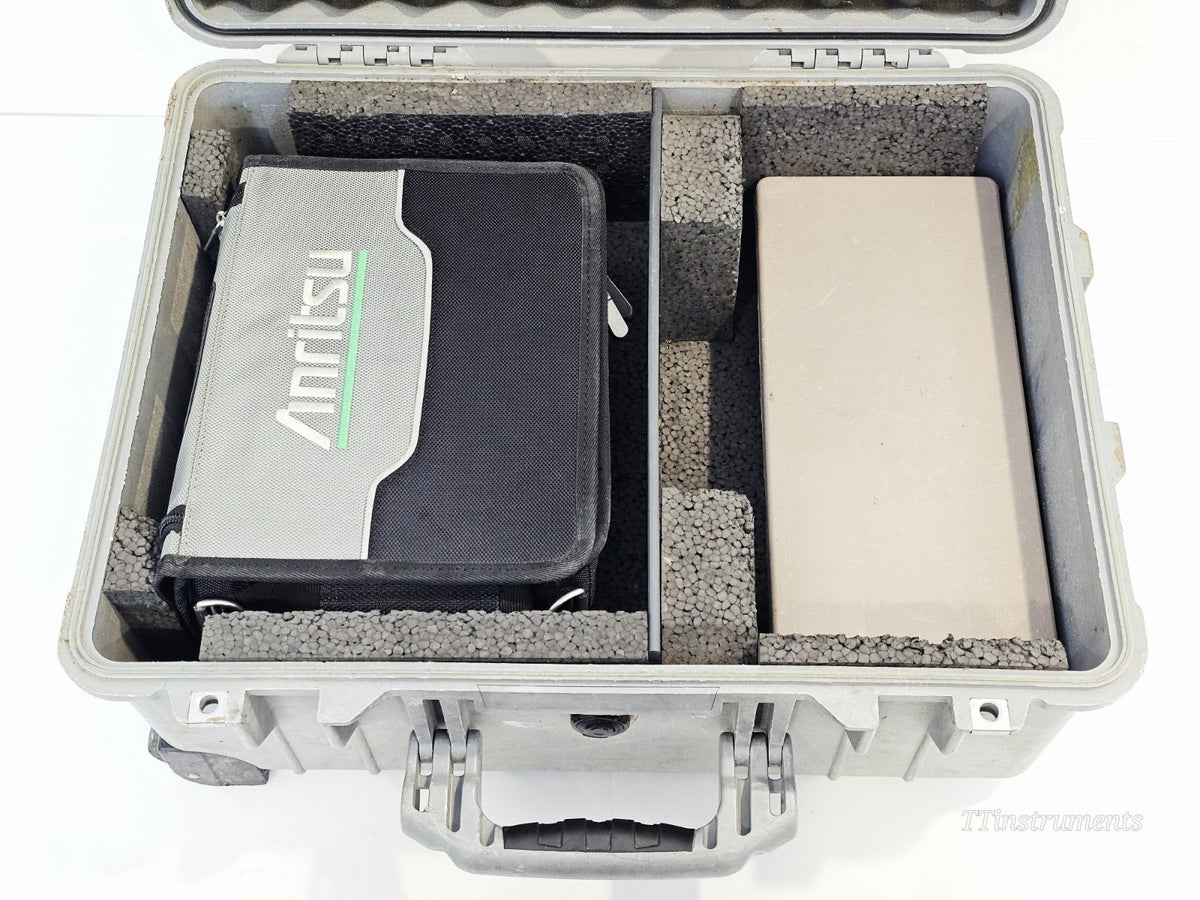 Anritsu S331E cable and antenna analyser product label firmware version detail