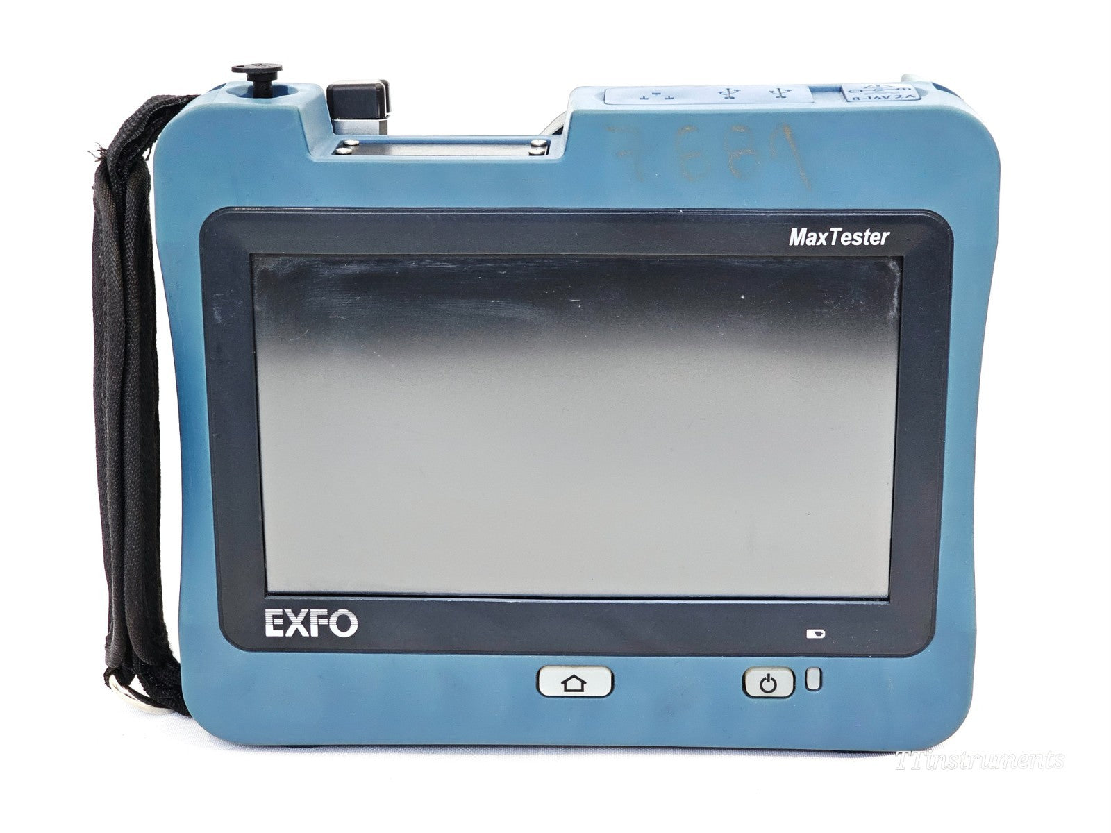 EXFO MAX-720C-SM1-EA OTDR front panel view with touchscreen display