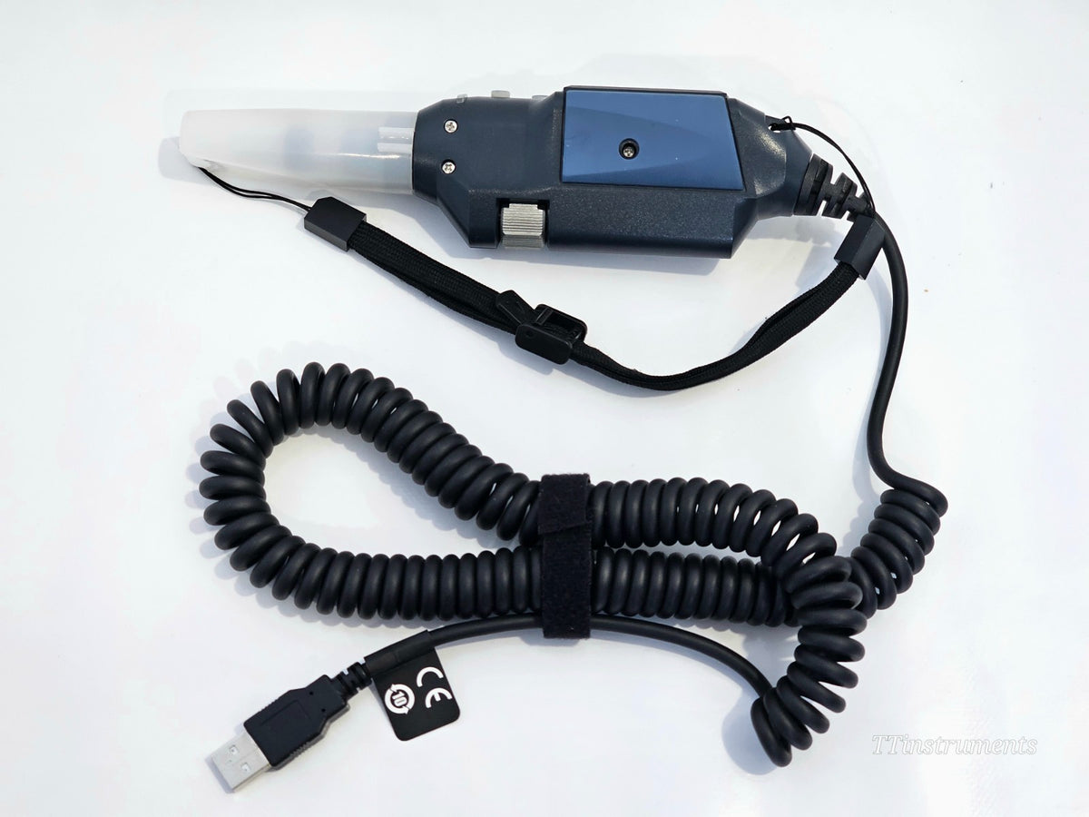 EXFO FIP-430B fibre inspection probe side view showing probe tip and body