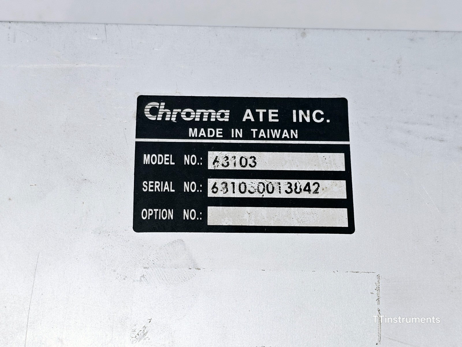 Chroma 63103 DC Electronic Load 6A/60A, 16V/80V, 300W Module